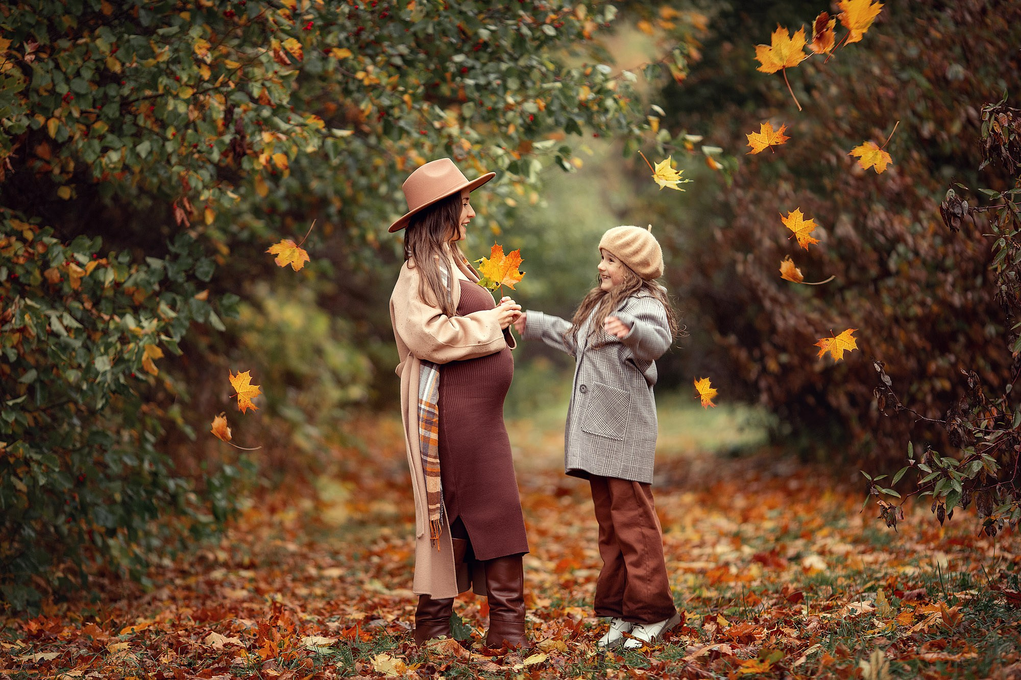 Красивейшая осенняя Фотосессия в ожидании малыша. Tatyana Nadezhdina Family photographer