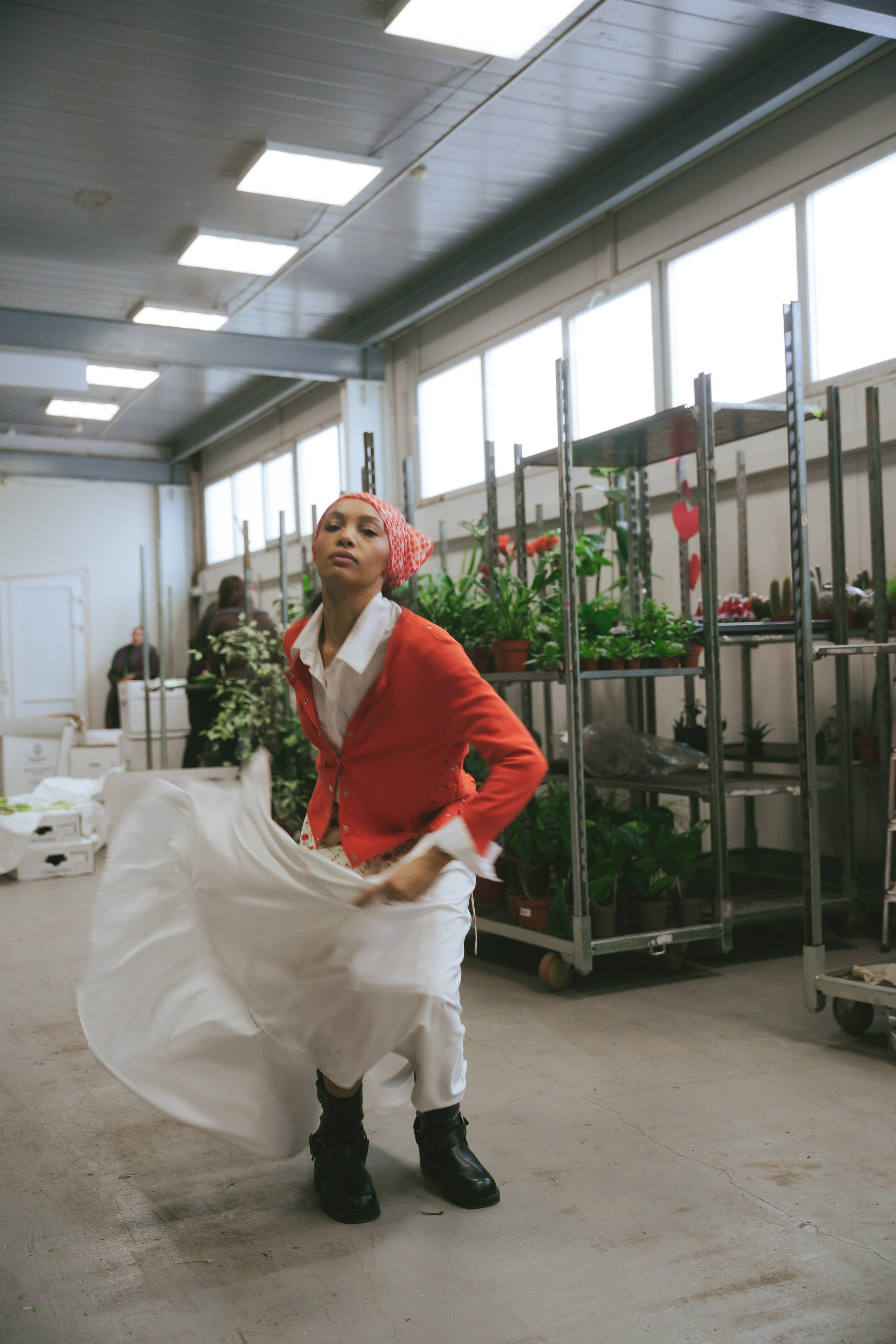 Стилизованная контент фотосессия для цветочной базы в Архангельске