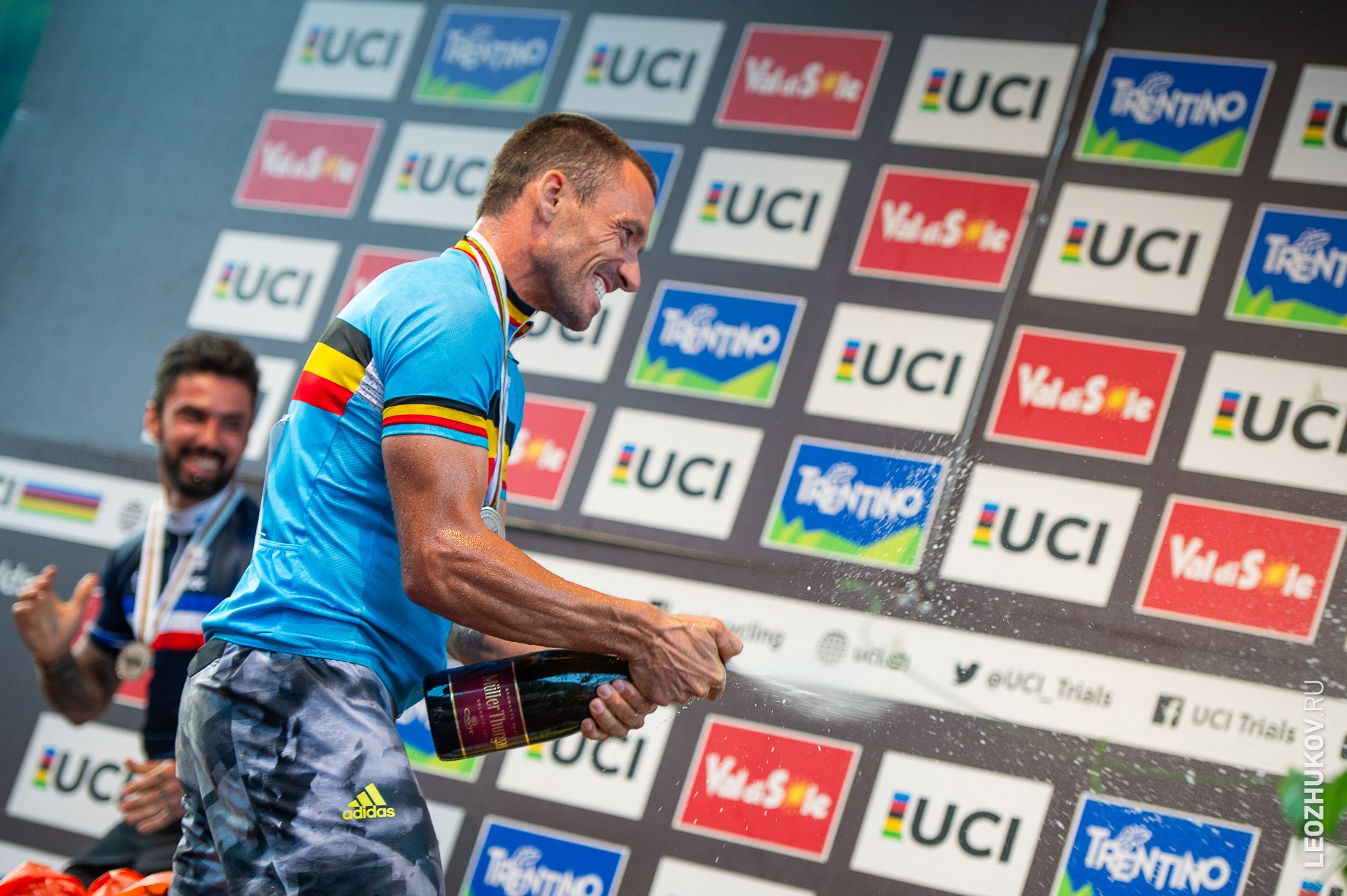 UCI Trials World Championships 2016 — finals. Sports photographer Leonid Zhukov