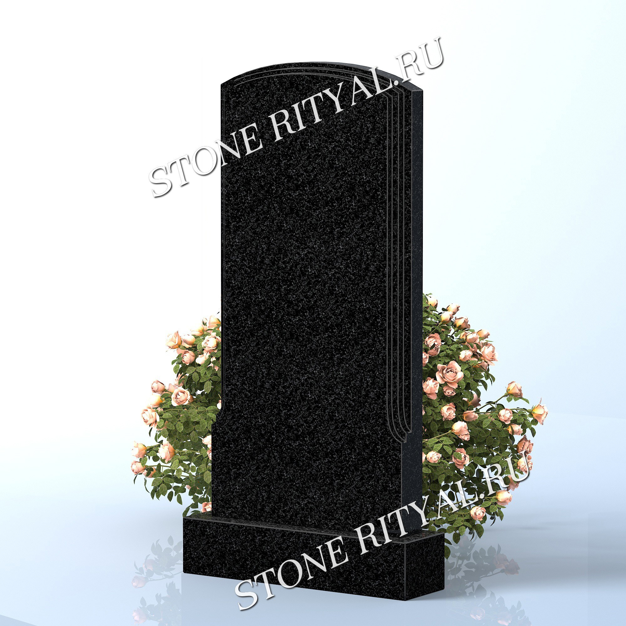 Вертикальные памятники прямые. Изготовление и установка памятников в Москве и МО