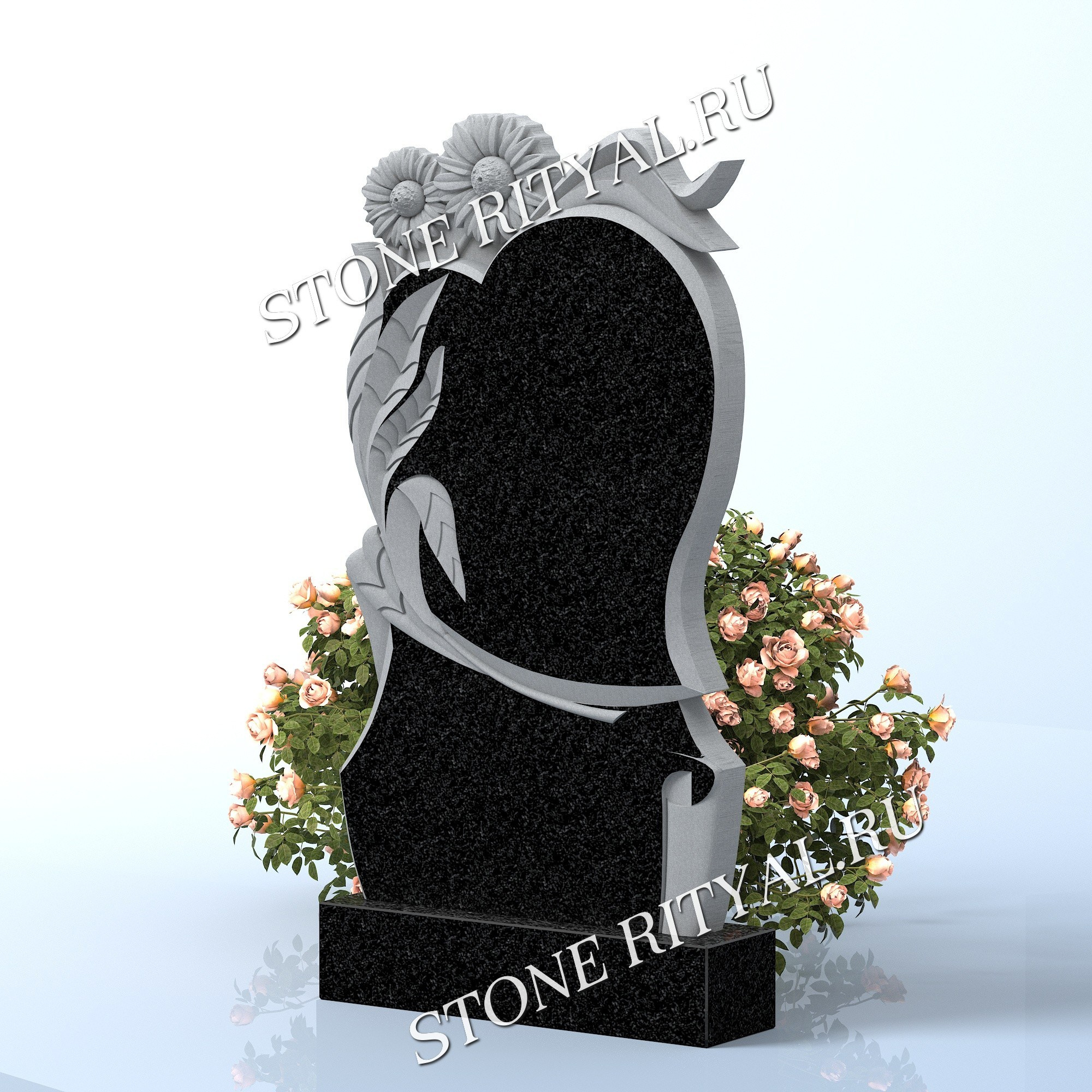 Вертикальные памятники фигурные. Изготовление и установка памятников в Москве и МО