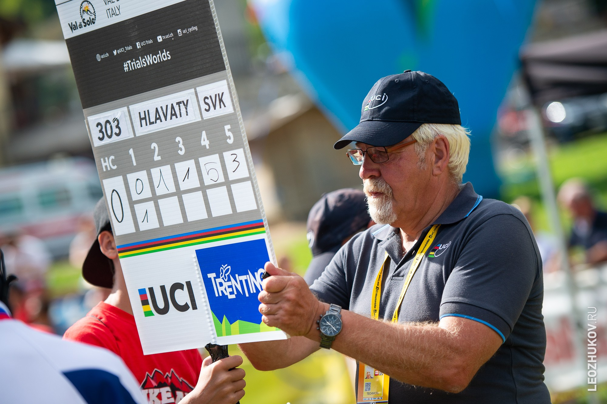 UCI Trials World Championships 2016 — finals. Sports photographer Leonid Zhukov