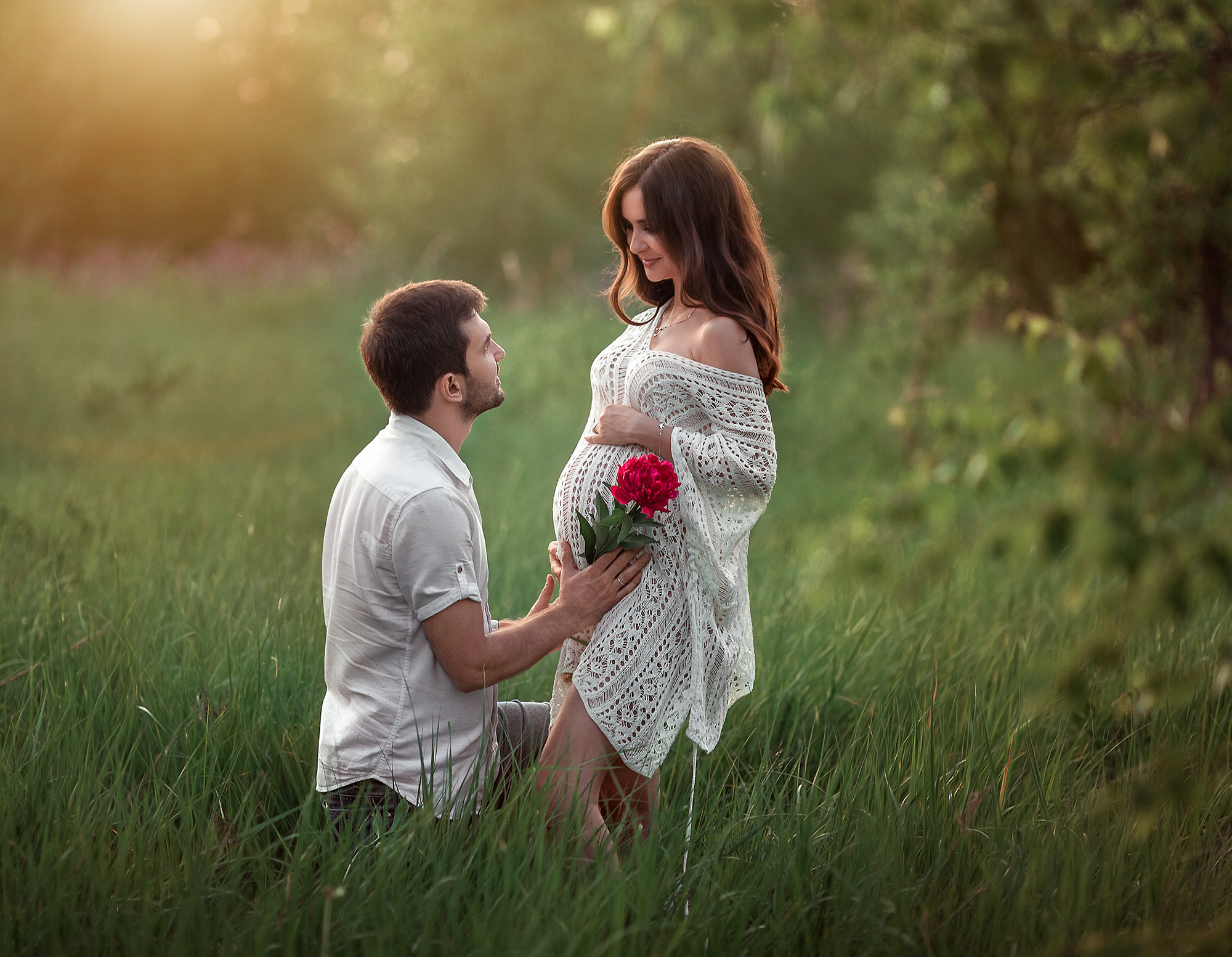 Съемка беременности, фотосессия для беременной, фотосессия в парке. Профессиональный фотограф, фотохудожник, видеограф из Москвы