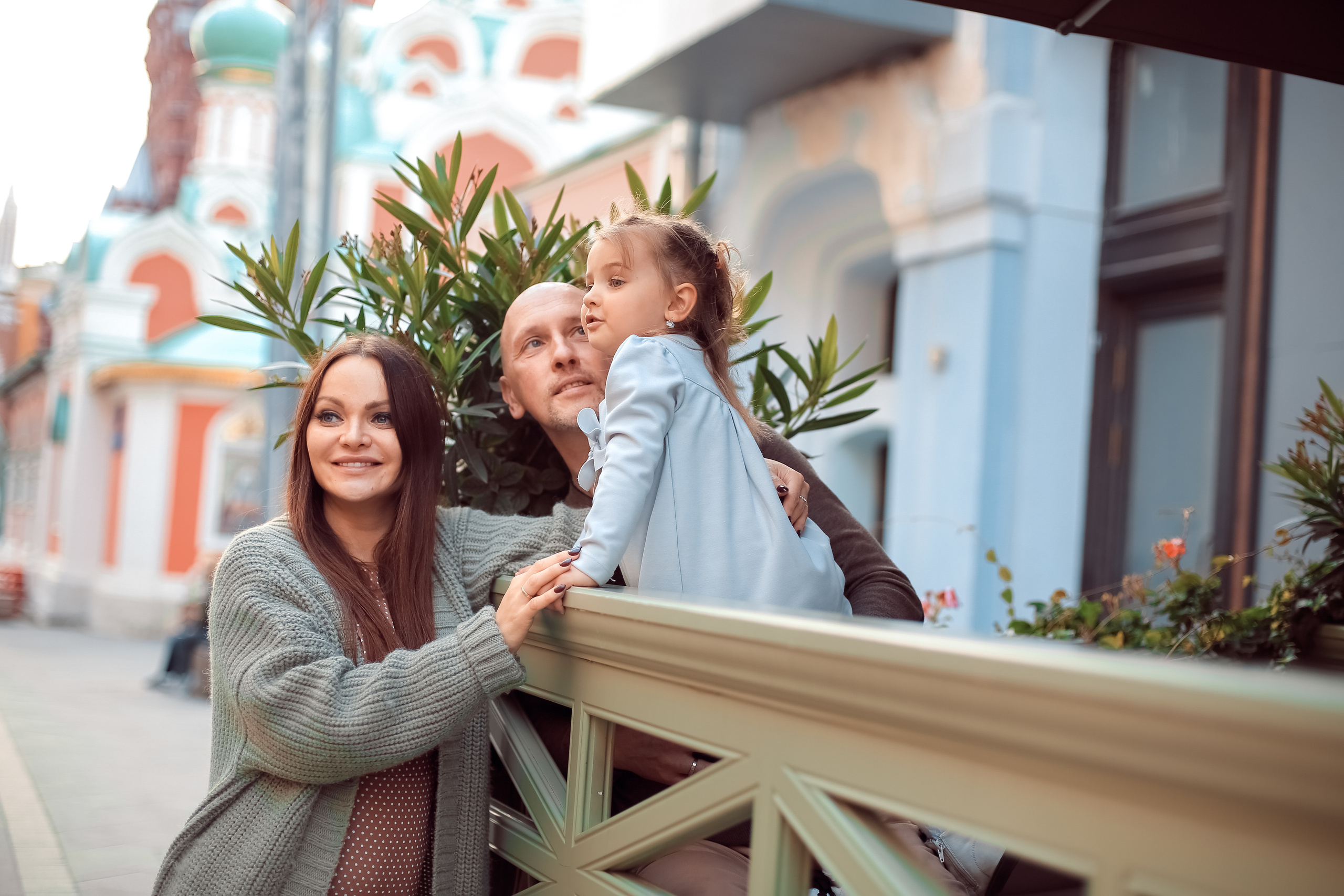Семейная прогулка: Анжелика, Ника и Александр. Профессиональный фотограф, фотохудожник, видеограф из Москвы