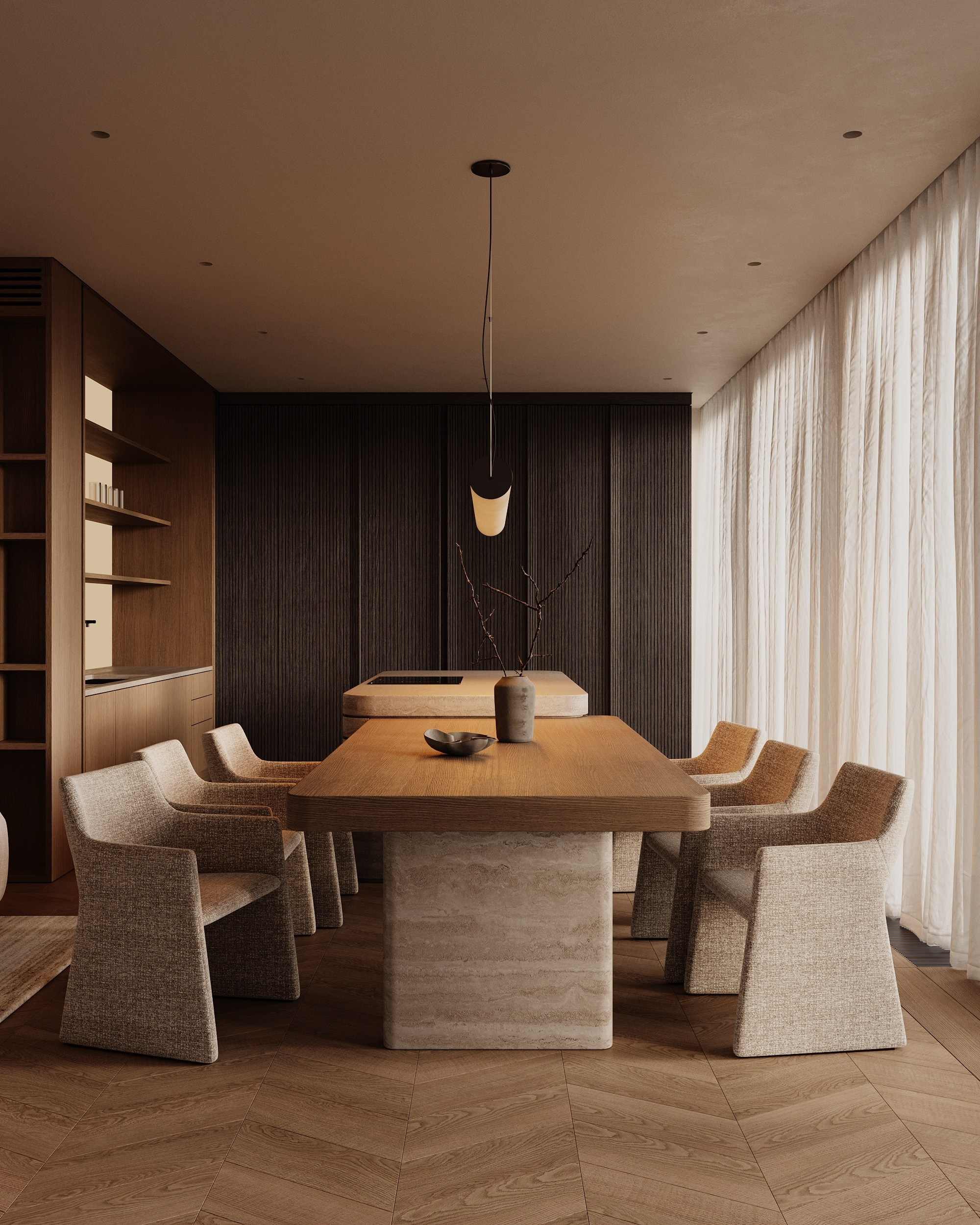 GARDEN QUARTERS. Interior 3D visualizer Liya Iskevich