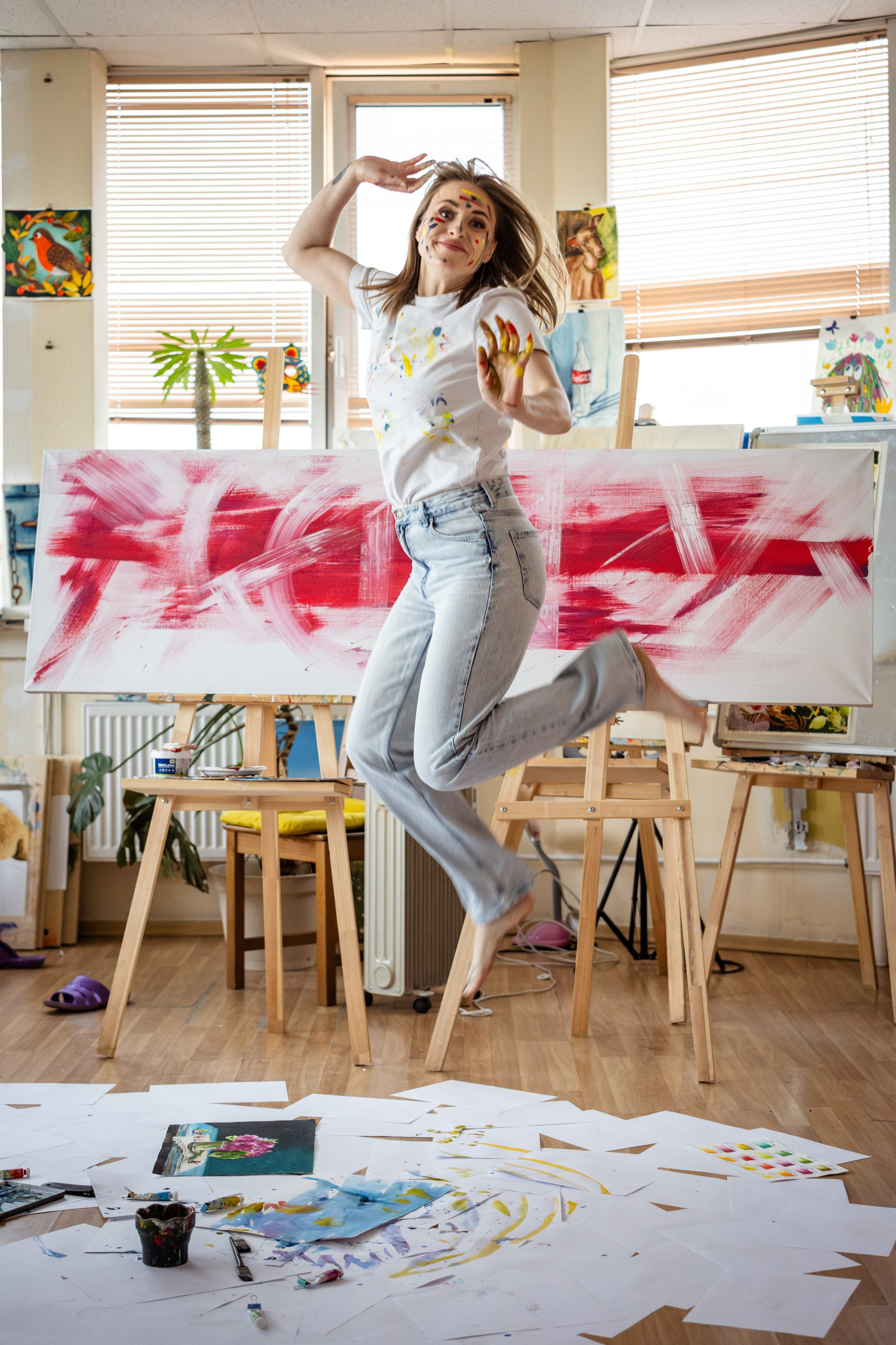 Контент для художницы Лены Кураш. Фотограф и видеограф Анна Жагорина