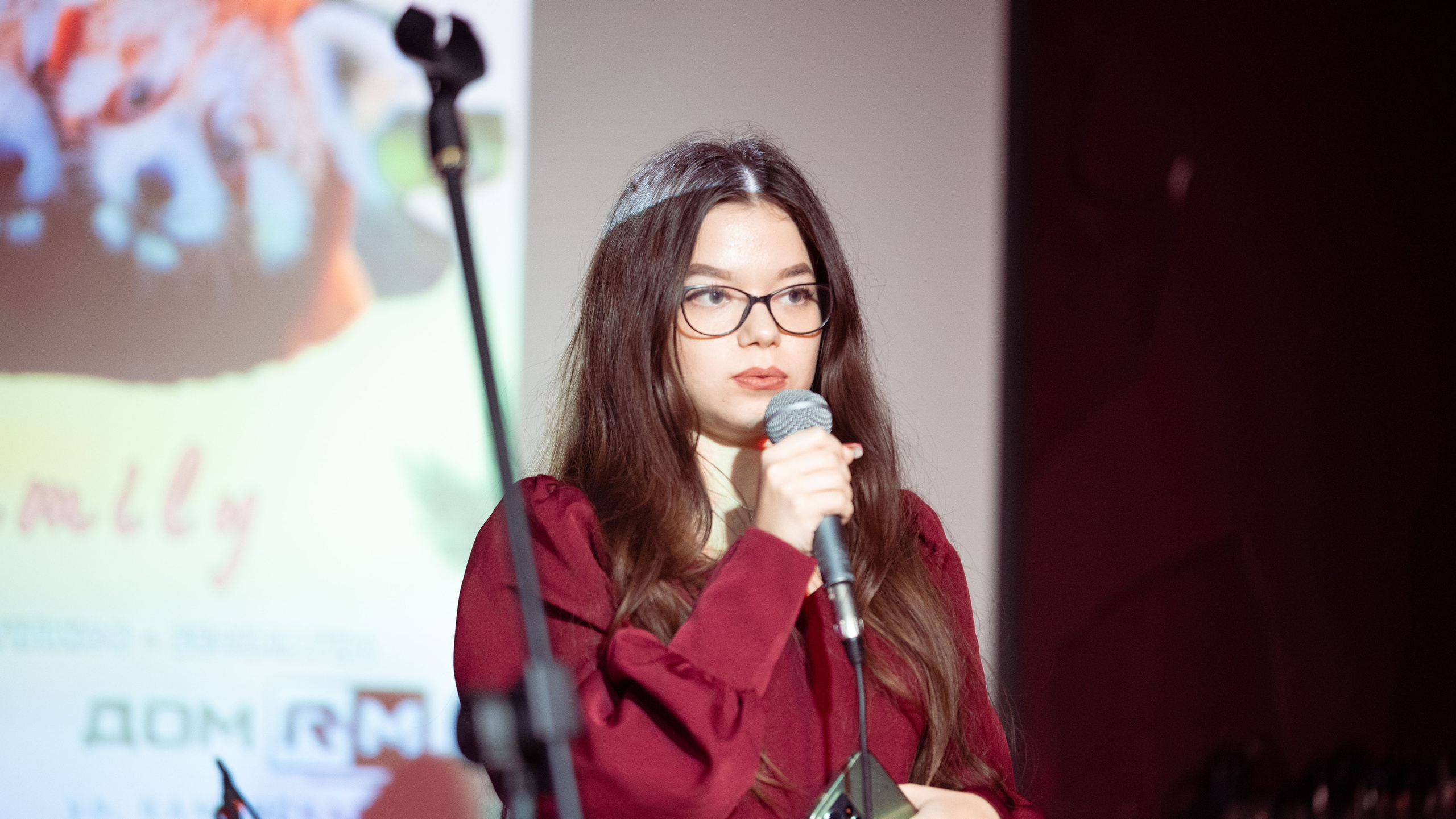 Репортажные фотографии творческого вечера Такие дела, Панда