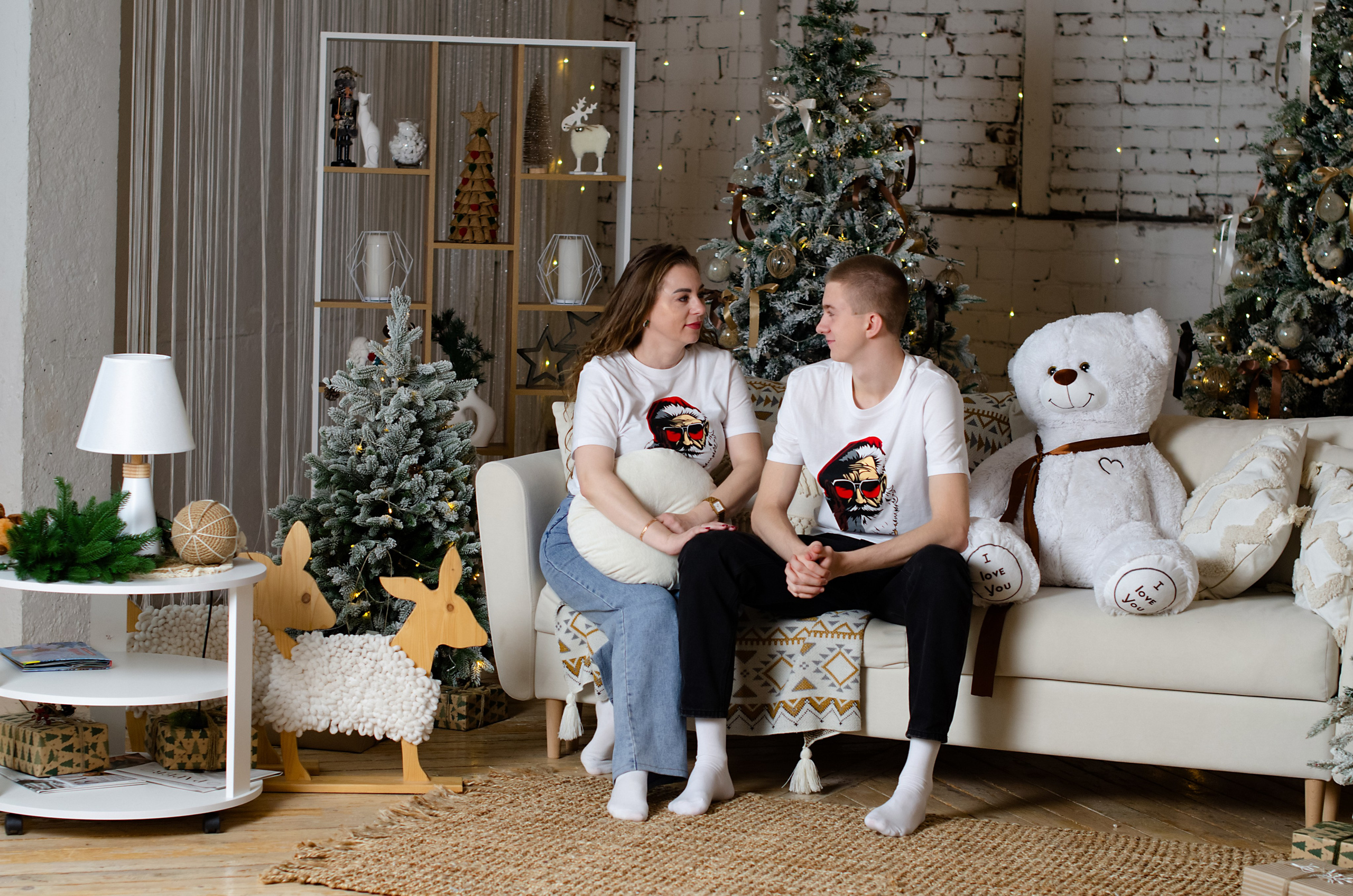 Новогодняя фотосессия для Юлии и её сына Максима. Фотограф в Хабаровске