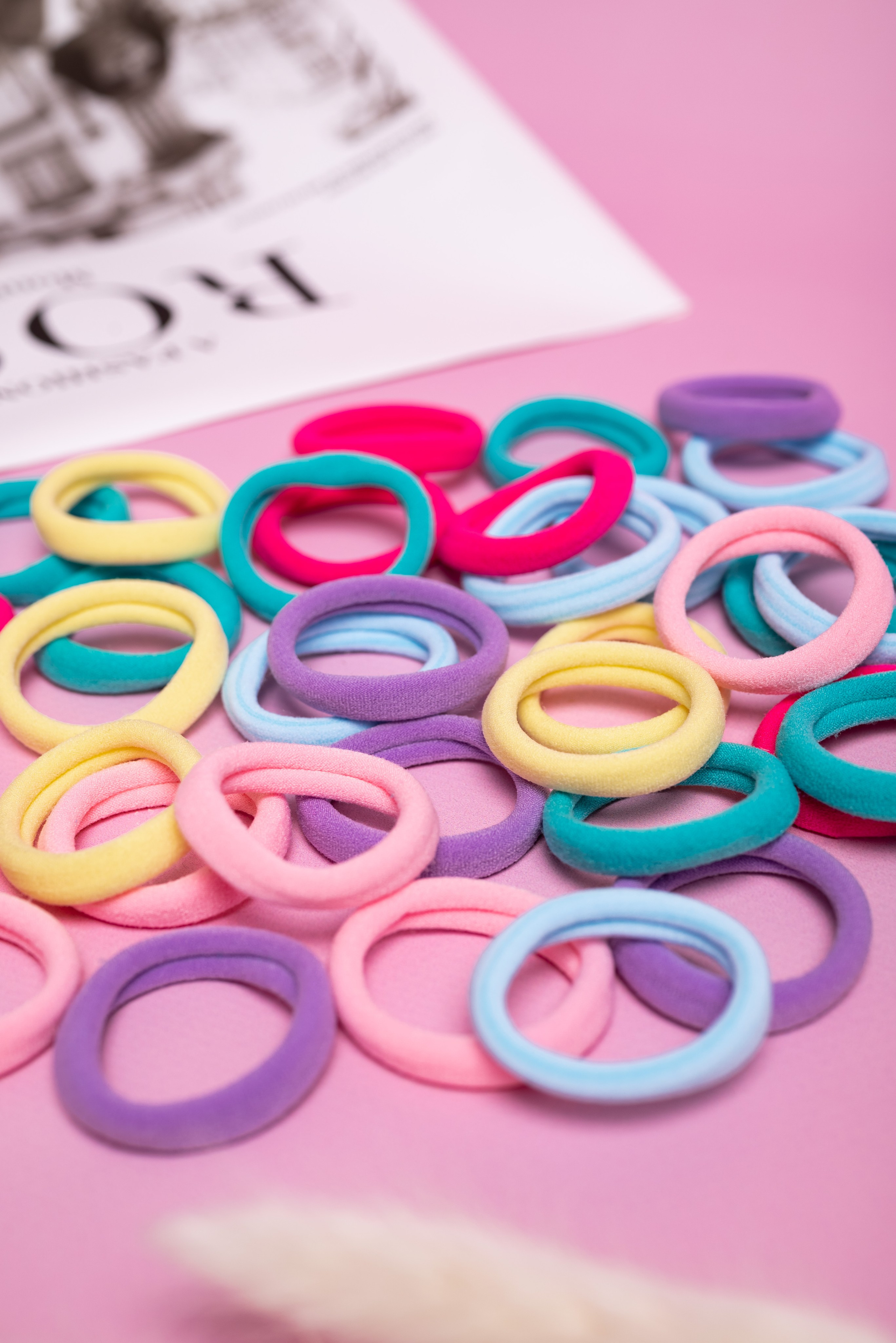 Резинки для волос. Предметный фотограф, фото для маркетплейсов Пятигорск, КМВ