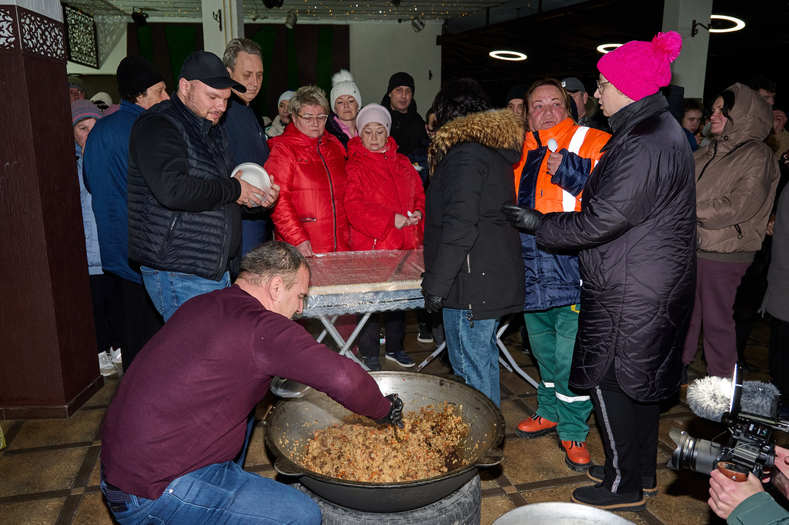 Крещенские купания. Жизнь курорта Кабардинка в фотографиях
