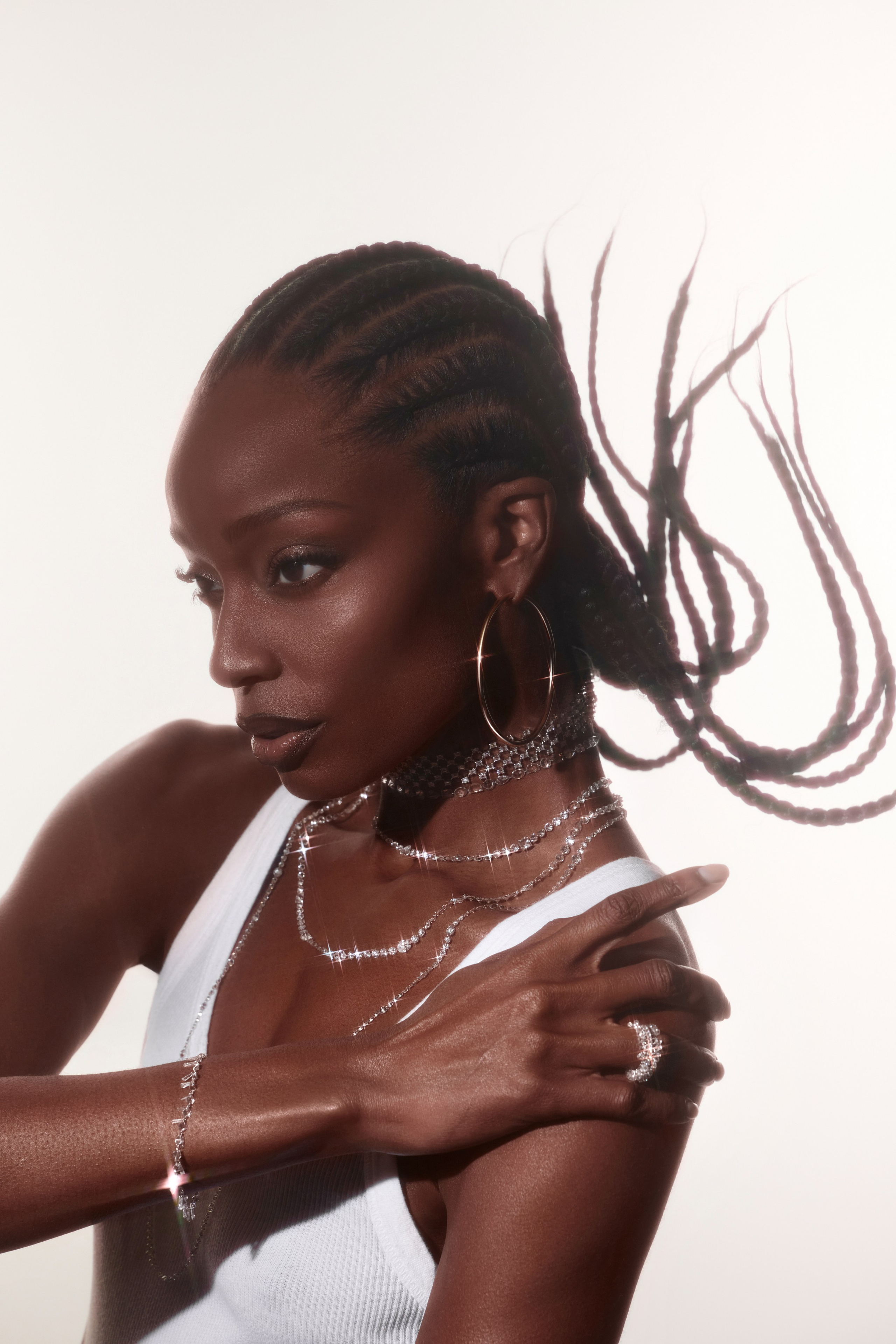 Beauty & Jewelry Luxury Campaign. Retoucher Olga Bogdanova
