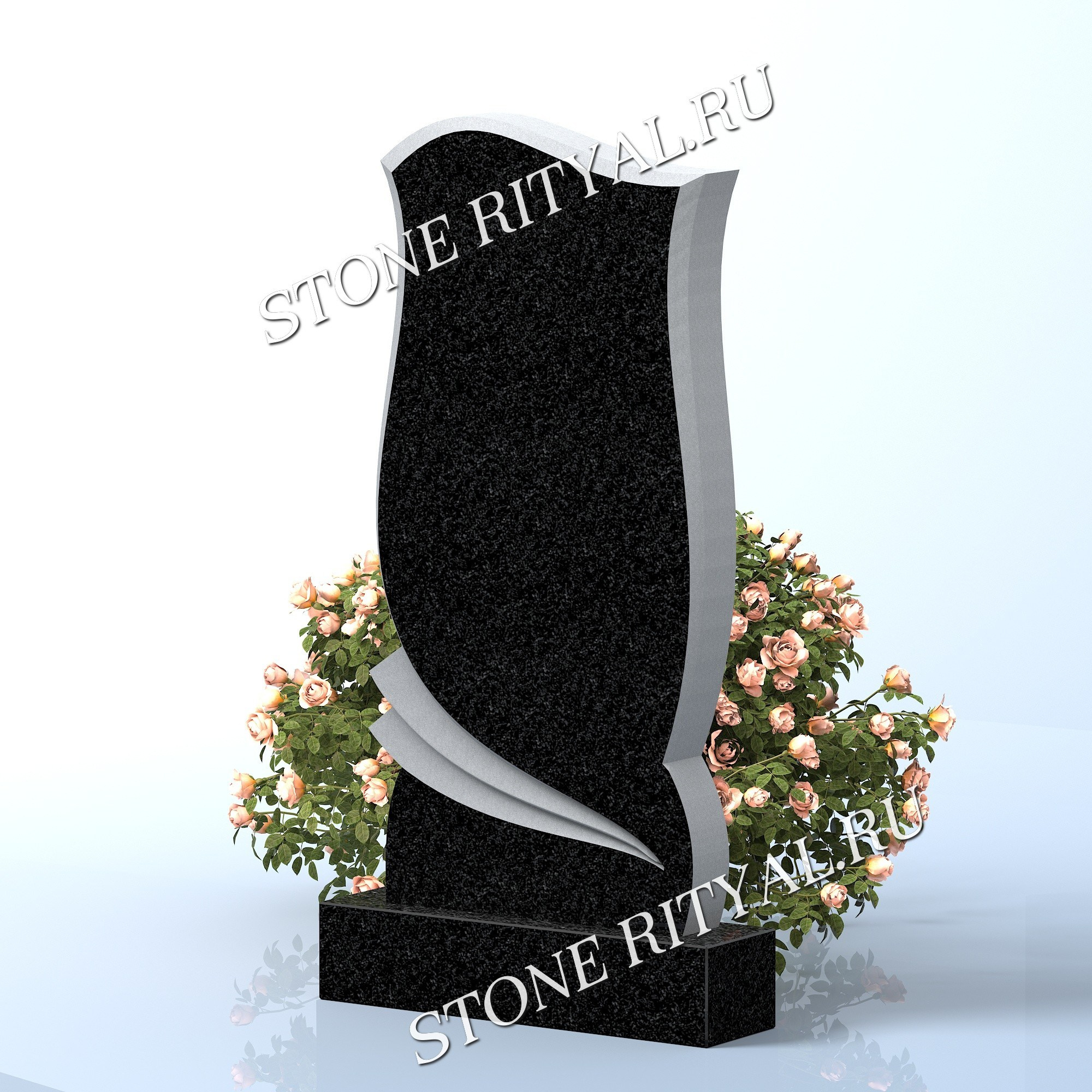 Вертикальные памятники прямые. Изготовление и установка памятников в Москве и МО