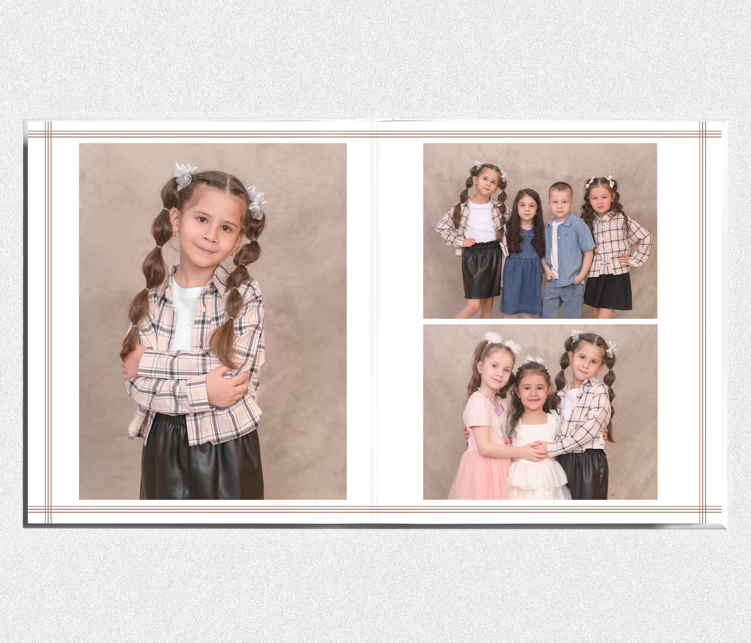 Выпускной альбом для детского сада "В кубе". Выпускные альбомы в Тюмени для школ, садов, вузов спортивных секций