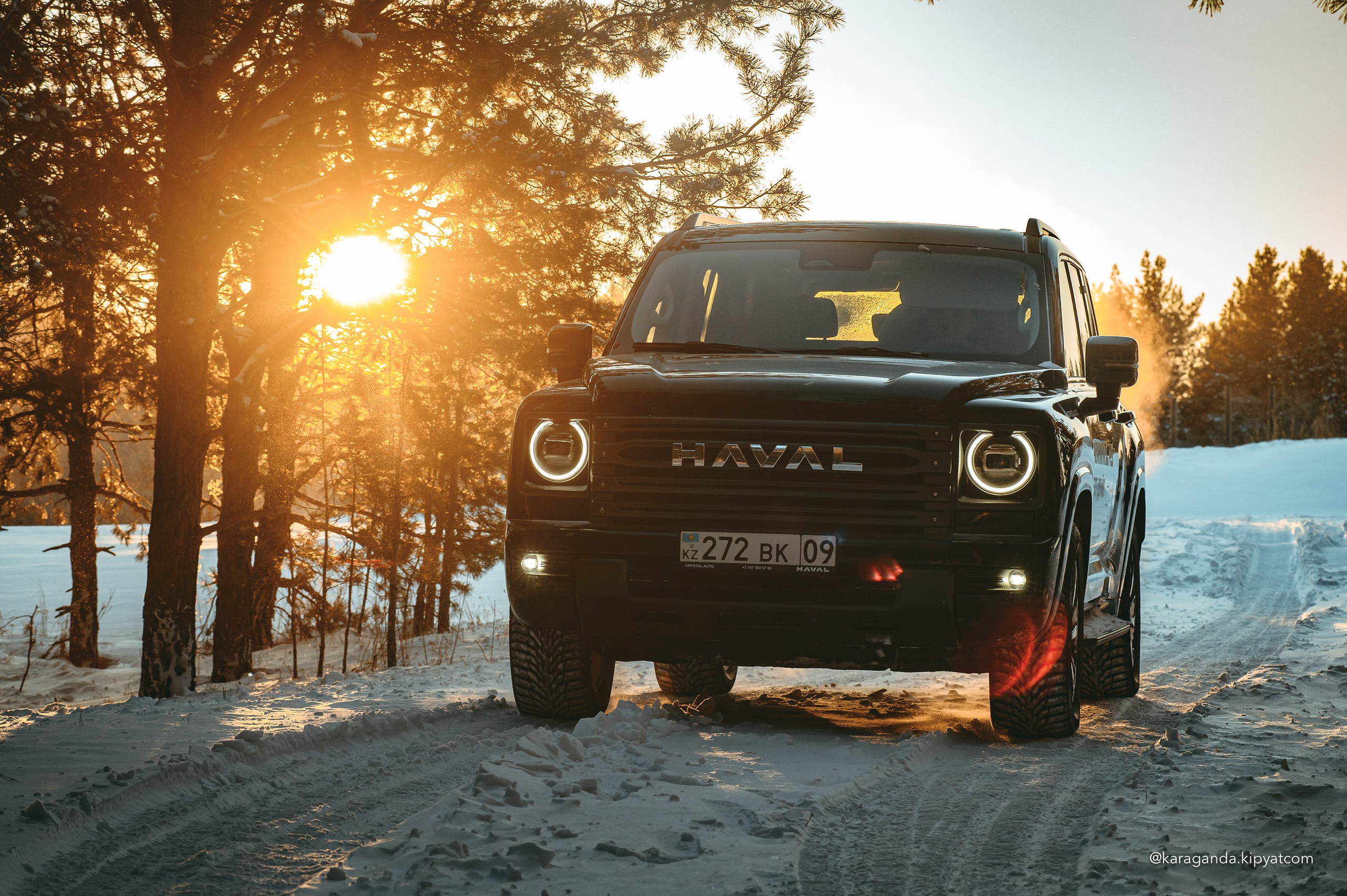 Зимний заезд на HAVAL H9. Кипятком Караганда