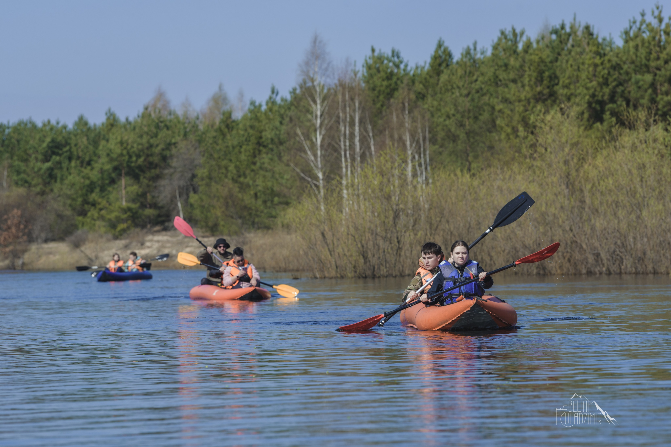 Сплав по реке Тремля 04.04.2026. Репортажный фотограф Владимир Беляй