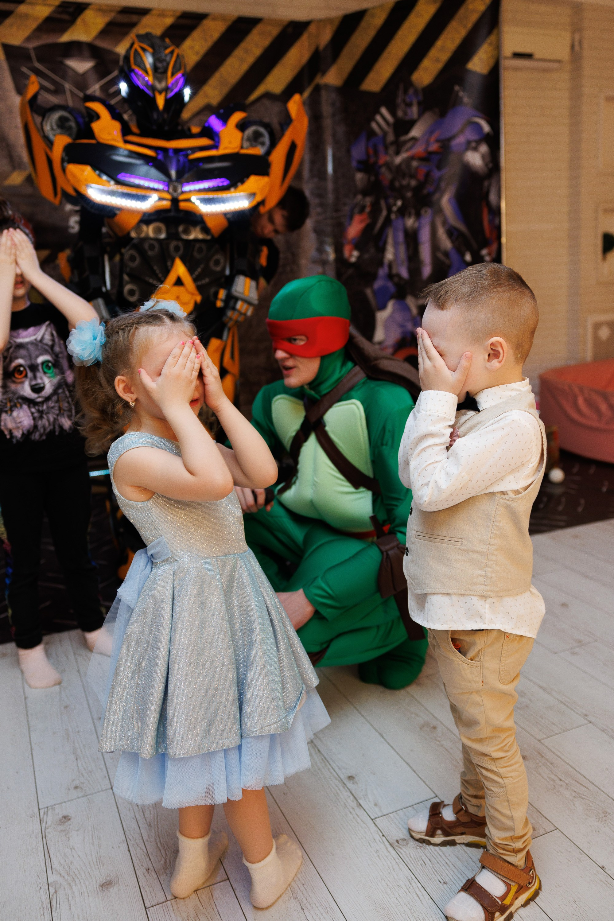 Детский день рождения в студии «Ромашка» в Оренбурге — Трансформеры