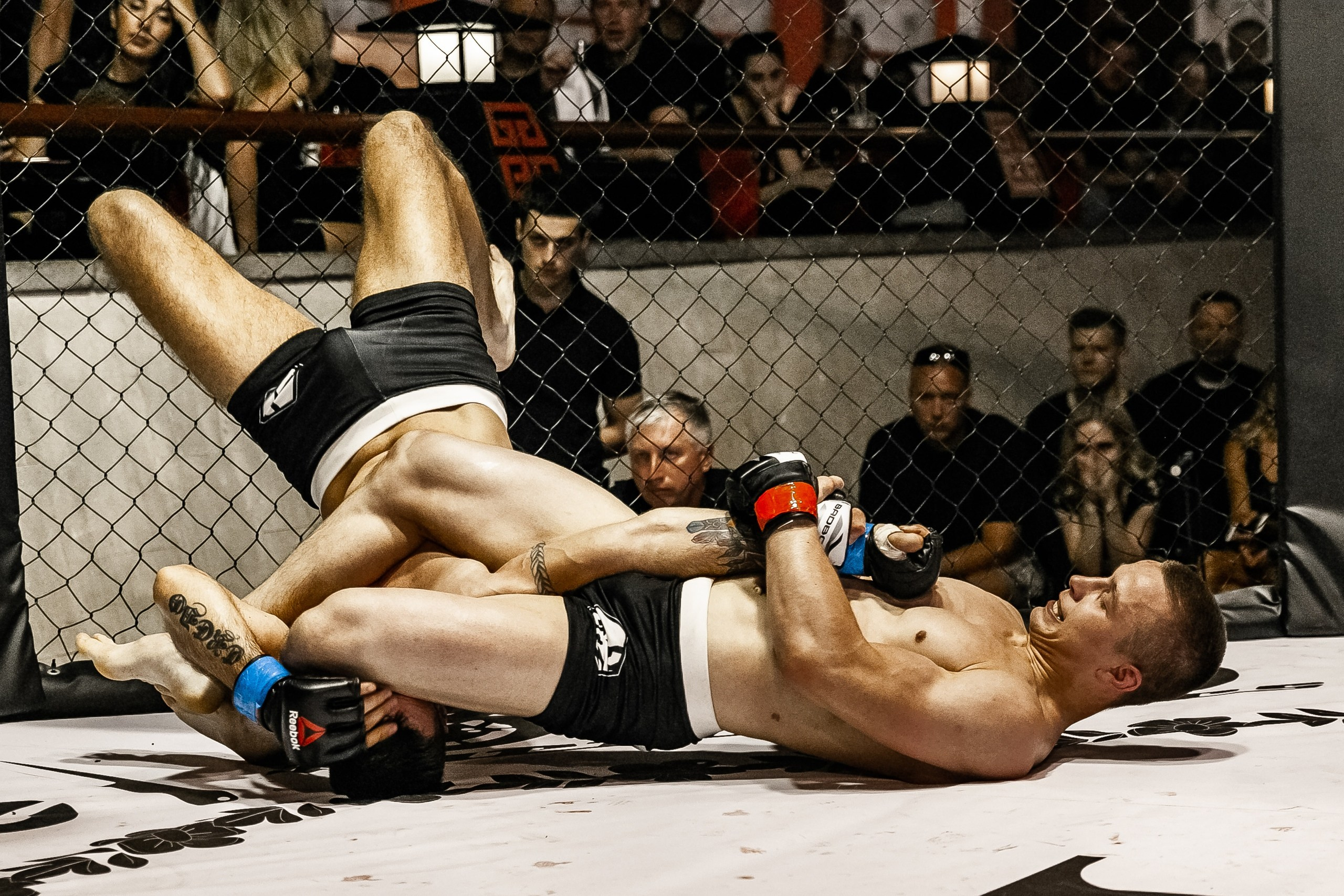 Болевой приём MMA репортажная фотография