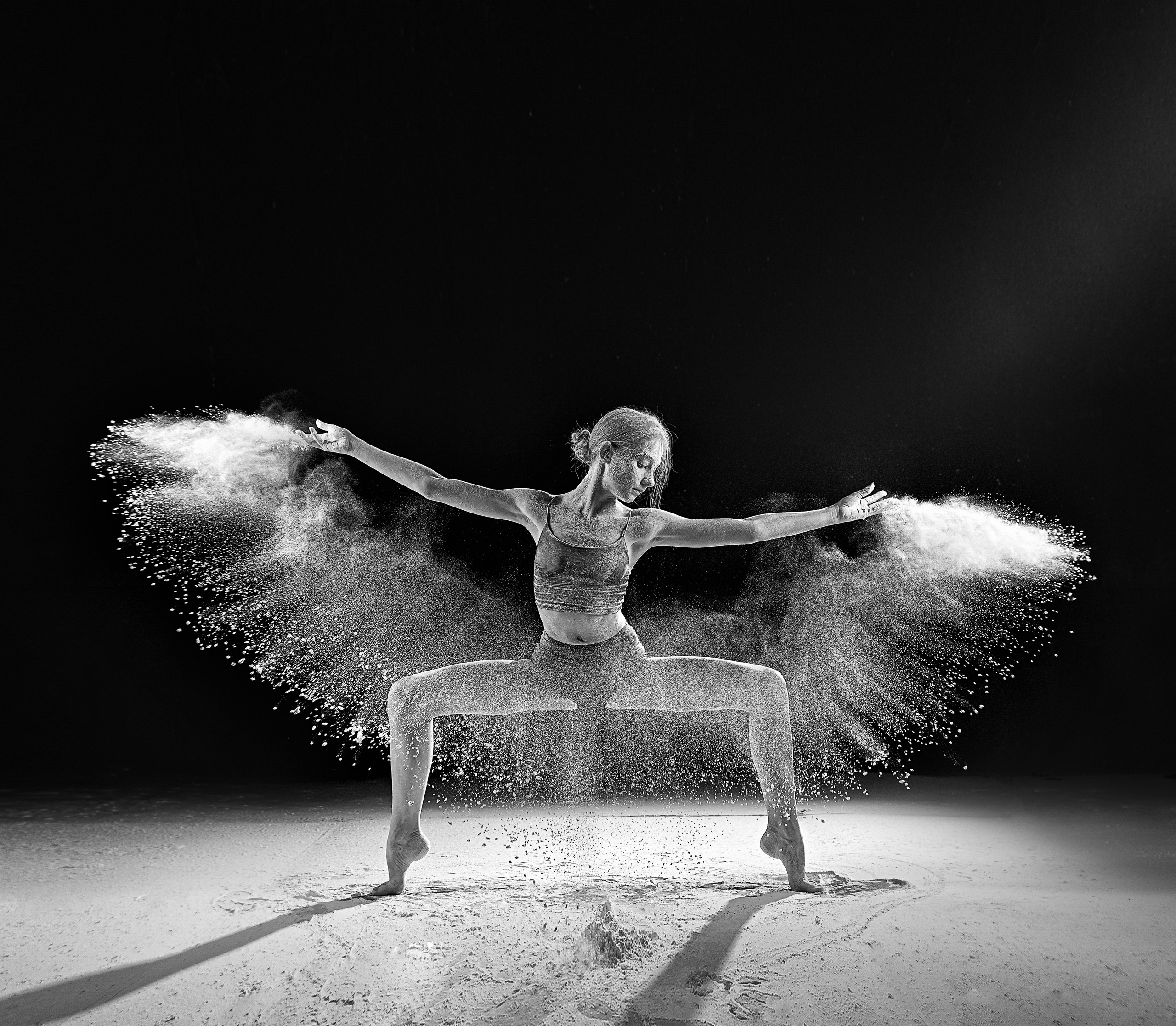 Фотосессия с мукой