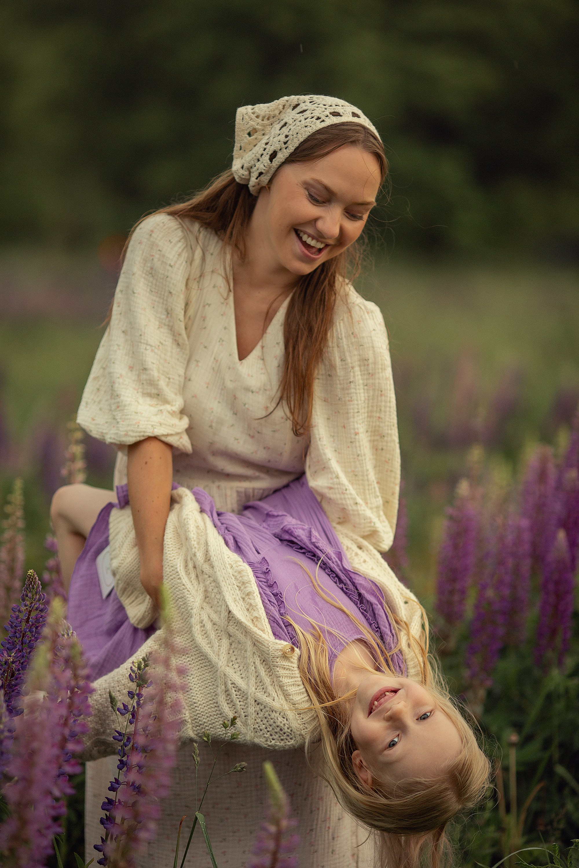 Семейная Фотосессия в люпиновом поле. Tatyana Nadezhdina Family photographer