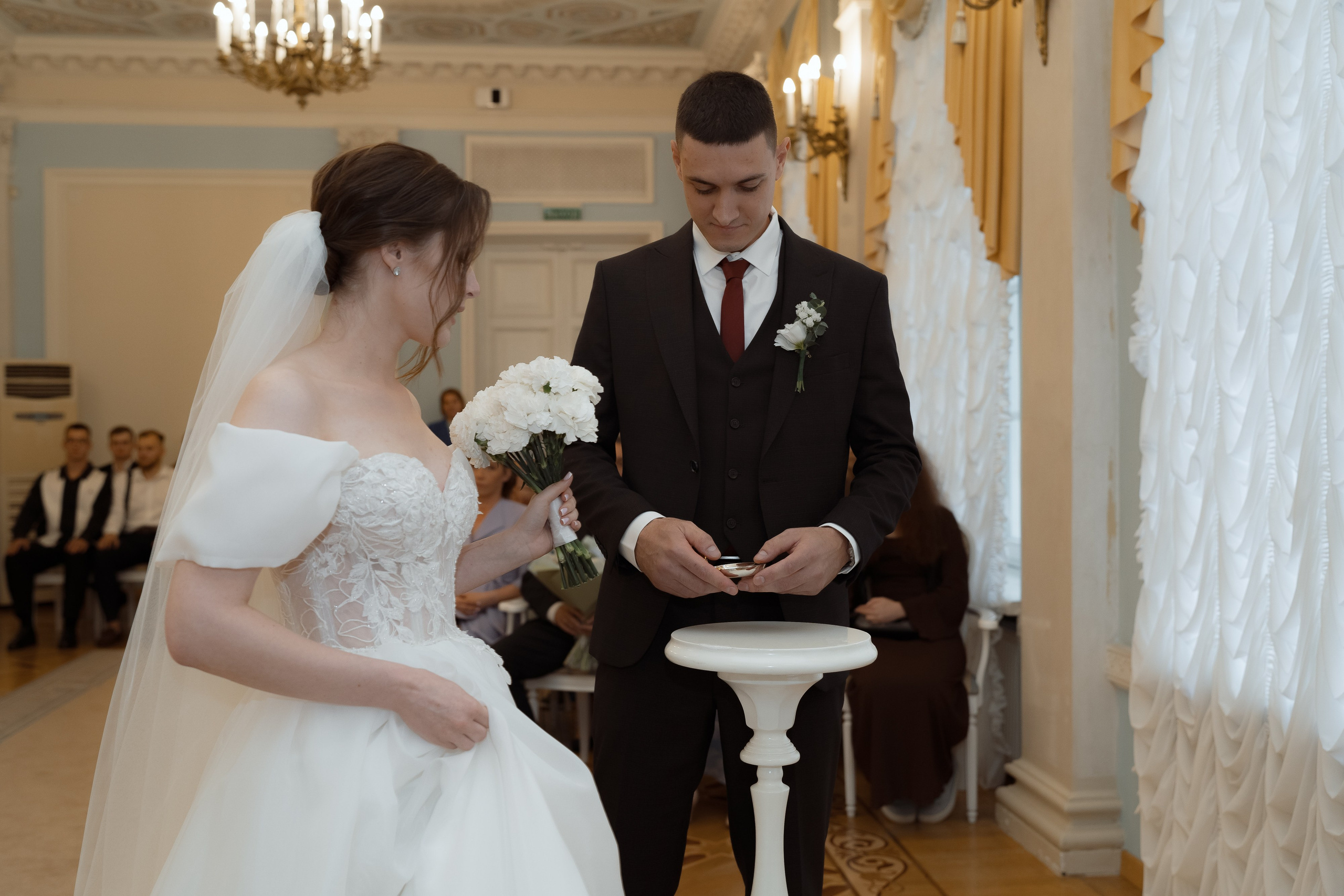 Свадьба Ирины и Дениса — Дом архитектора, Исаакий, Инженерный замок и банкет. Свадебный фотограф Дмитрий Родионов — Санкт-Петербург и Ленинградская область