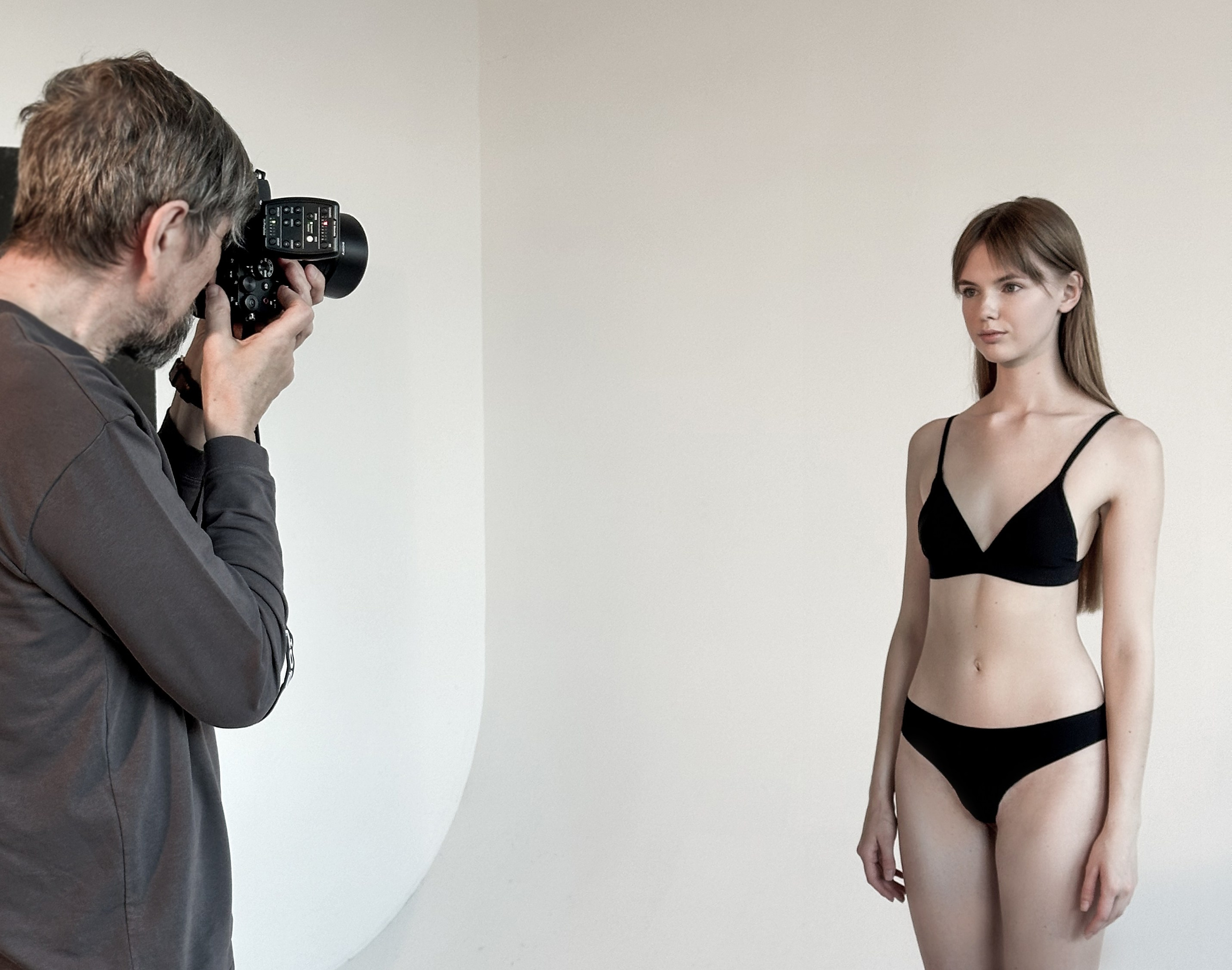 Модельный тест и снепы Марии. Портретная съемка в Москве, студийный фотограф Игорь Фомин