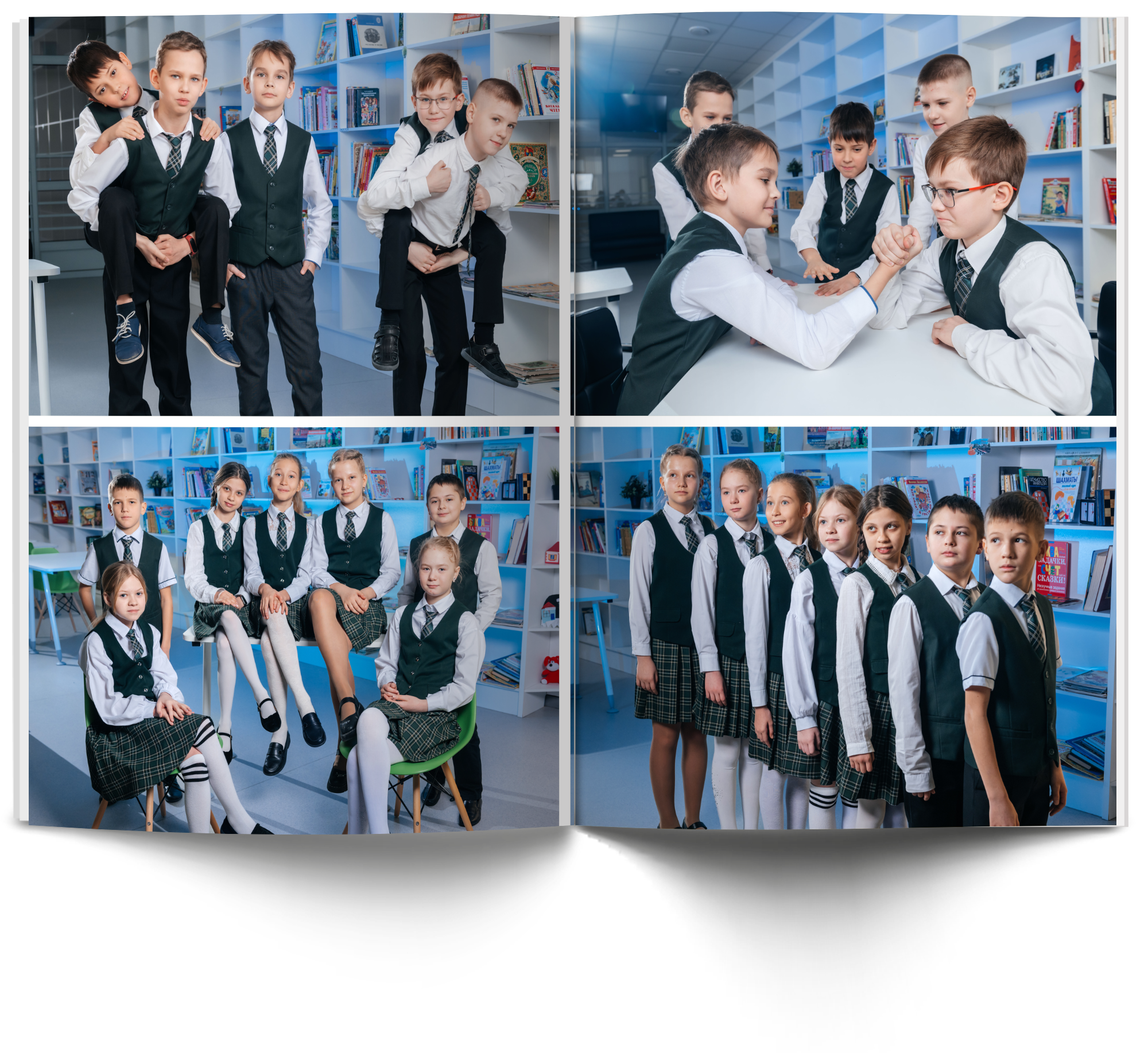 Начальные классы. Современные выпускные альбомы в Новосибирске