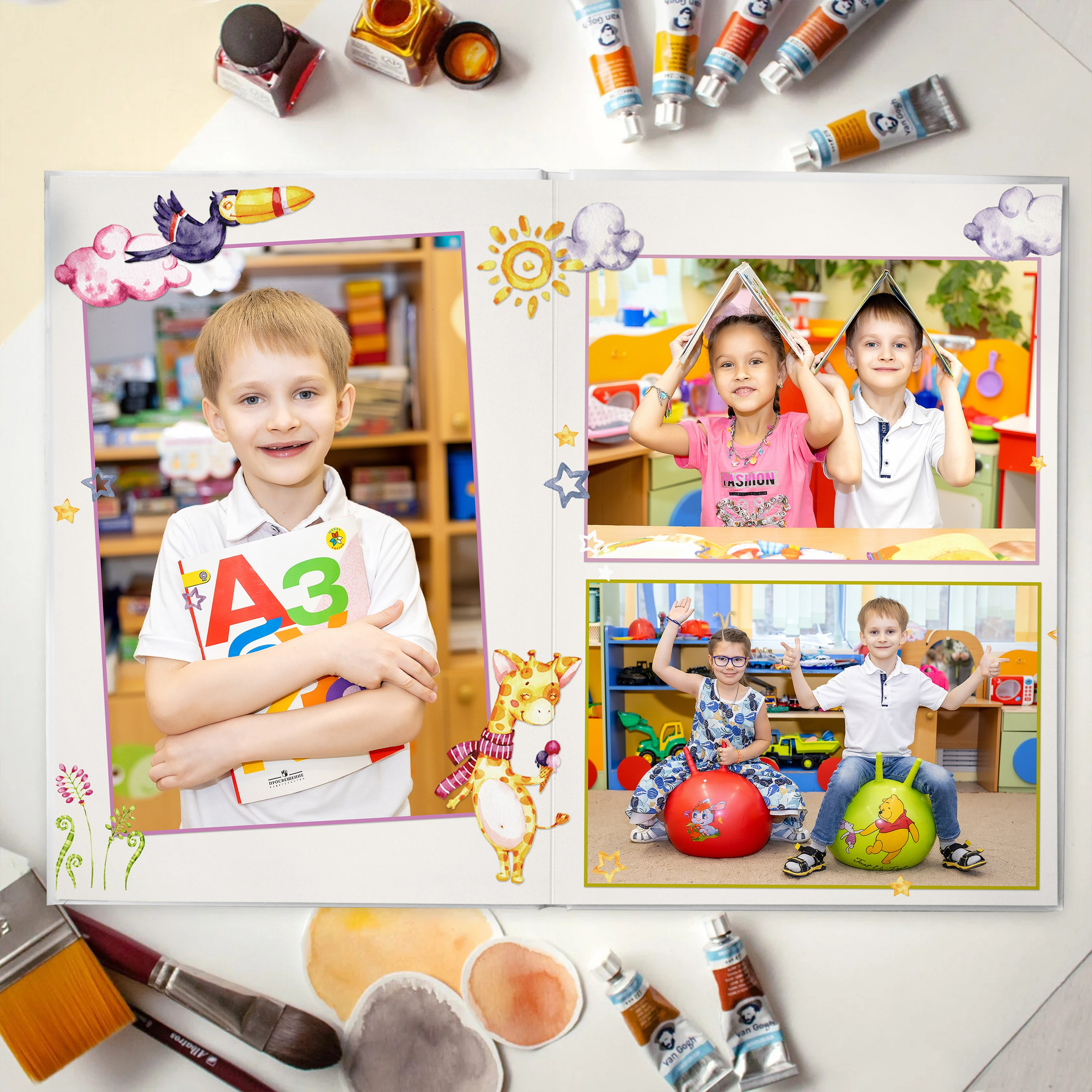 Детский сад. Стильный выпускной альбом Владивосток фотограф Вероника Мигачева