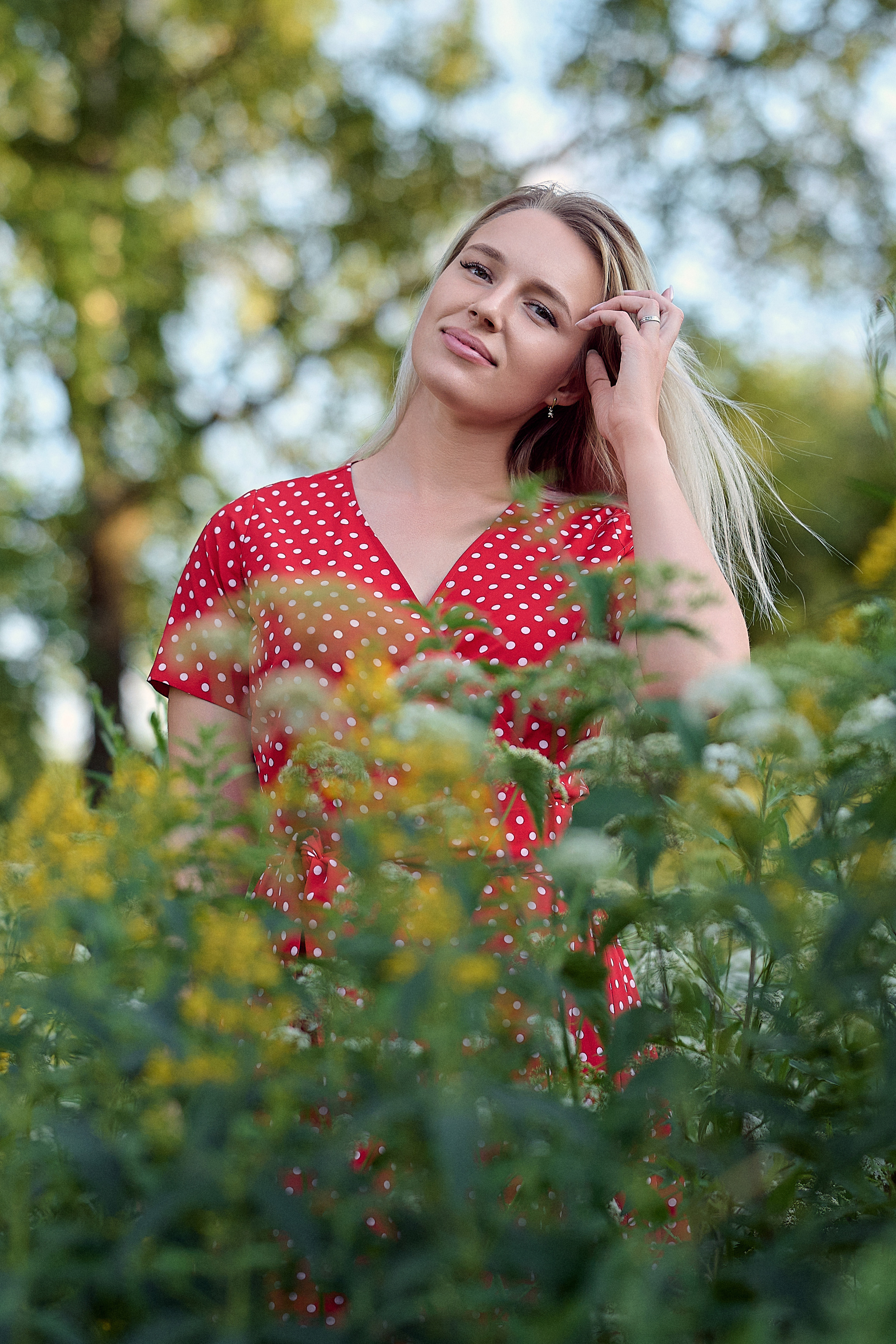Татьяна. Лето. В поле…. Фотограф Тихонова Ольга Санкт-Петербург
