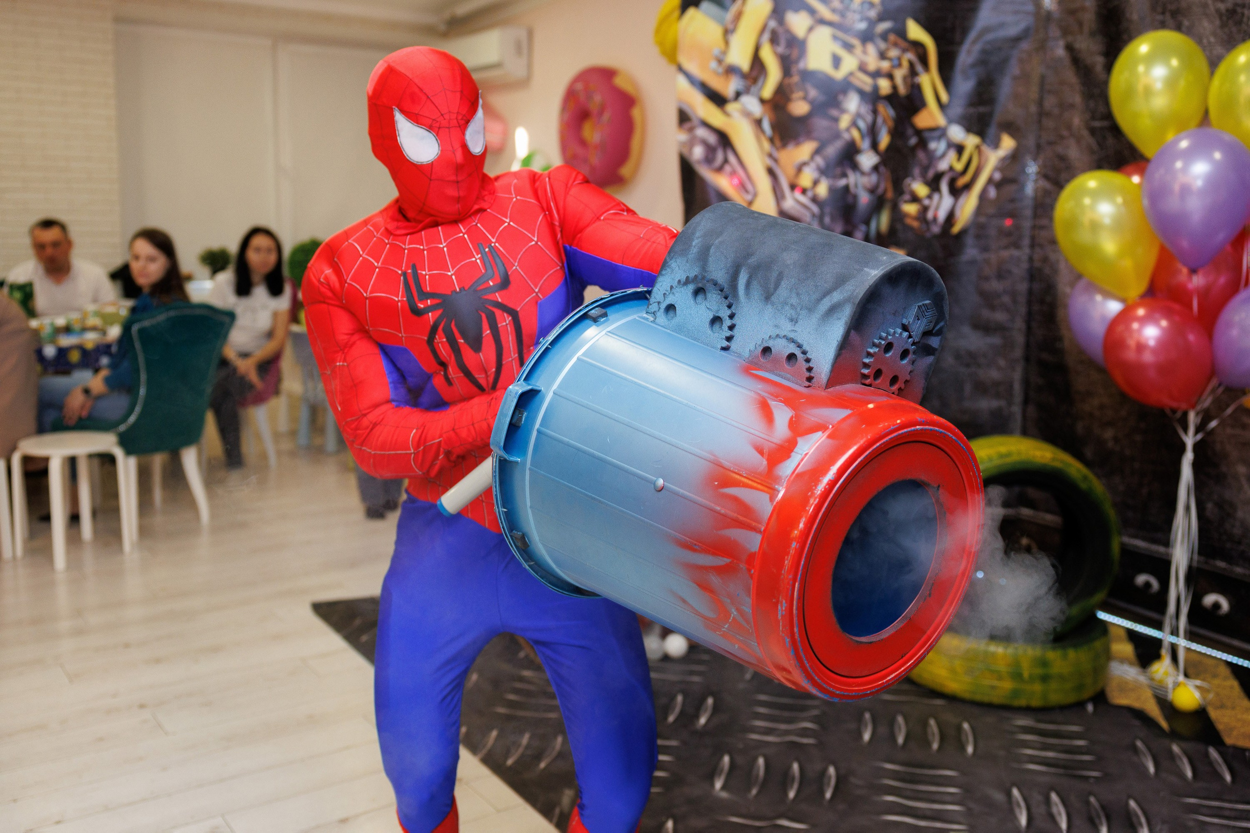 Детский день рождения в студии «Ромашка» в Оренбурге — Трансформеры