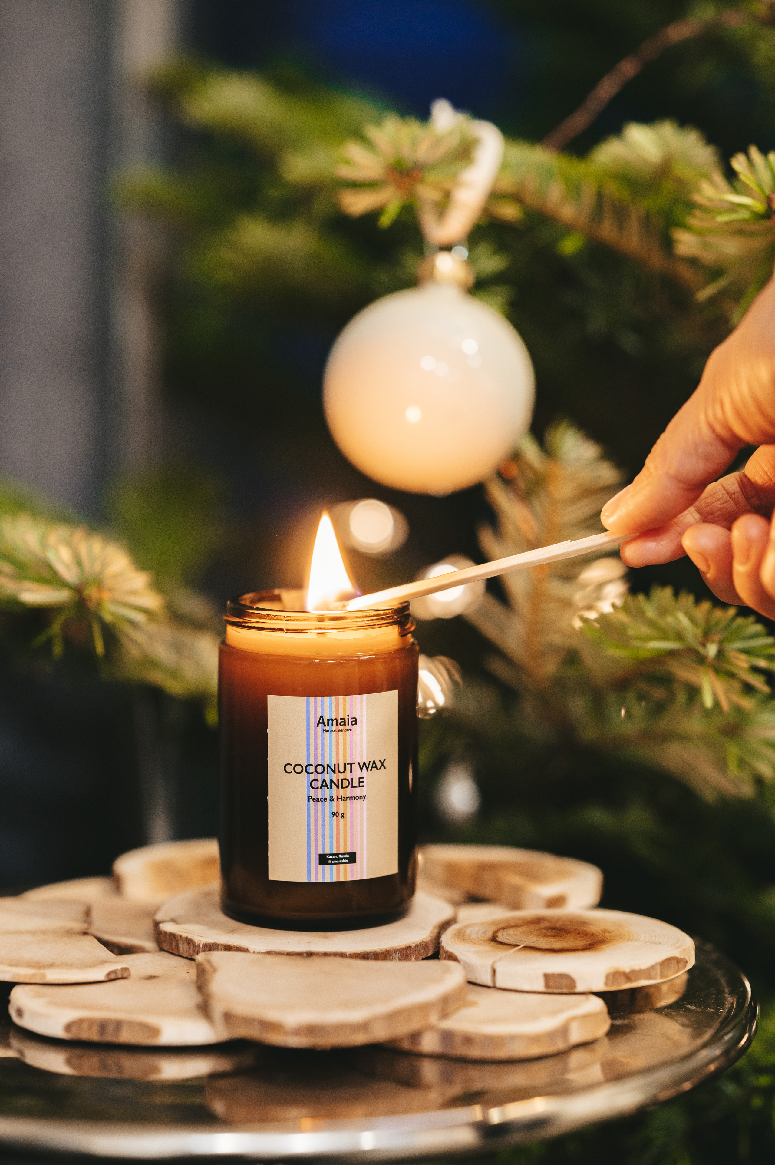 Новогодняя съемка для бренда натуральной косметики AMAIA. Выпускные альбомы в современном стиле | Казань