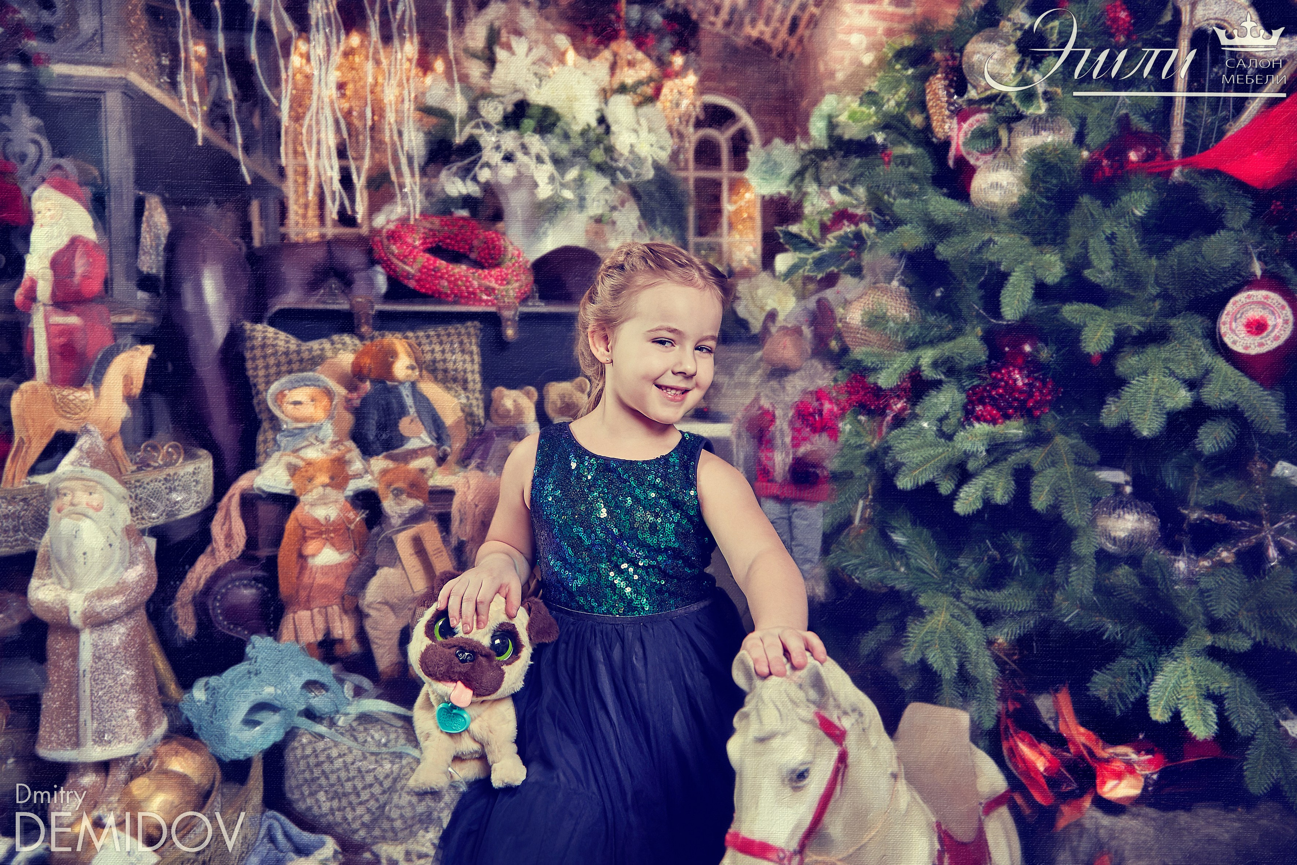 Новогодние фотосъемки в студии