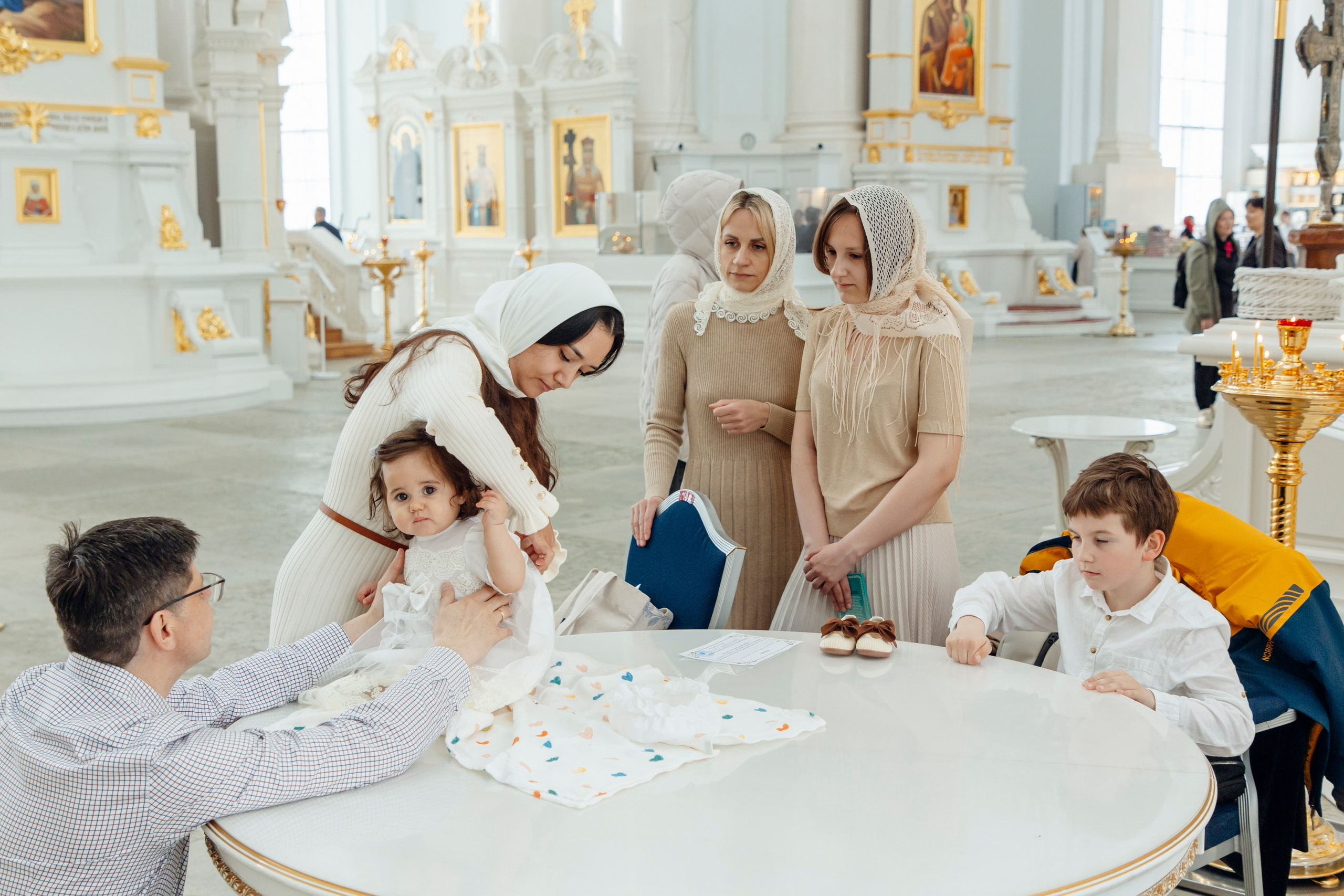 Смольный собор. Фотограф на крещение в Санкт Петербурге
