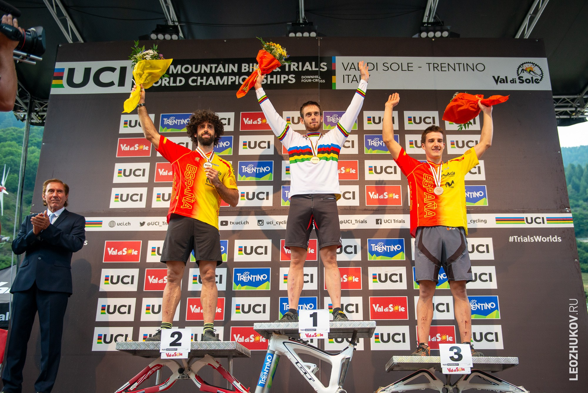 UCI Trials World Championships 2016 — finals. Sports photographer Leonid Zhukov