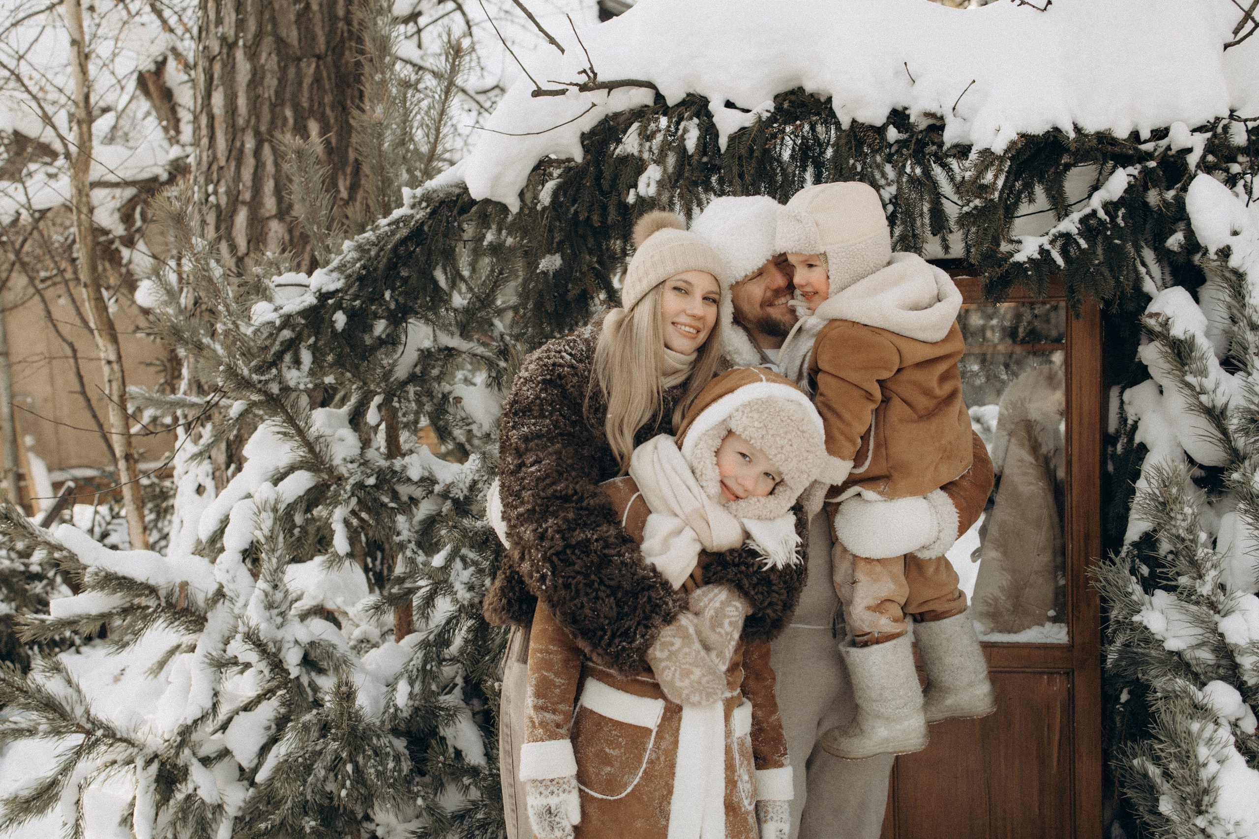 Зимняя фотосессия. Семейный фотограф Москва Юлиана Фетисова