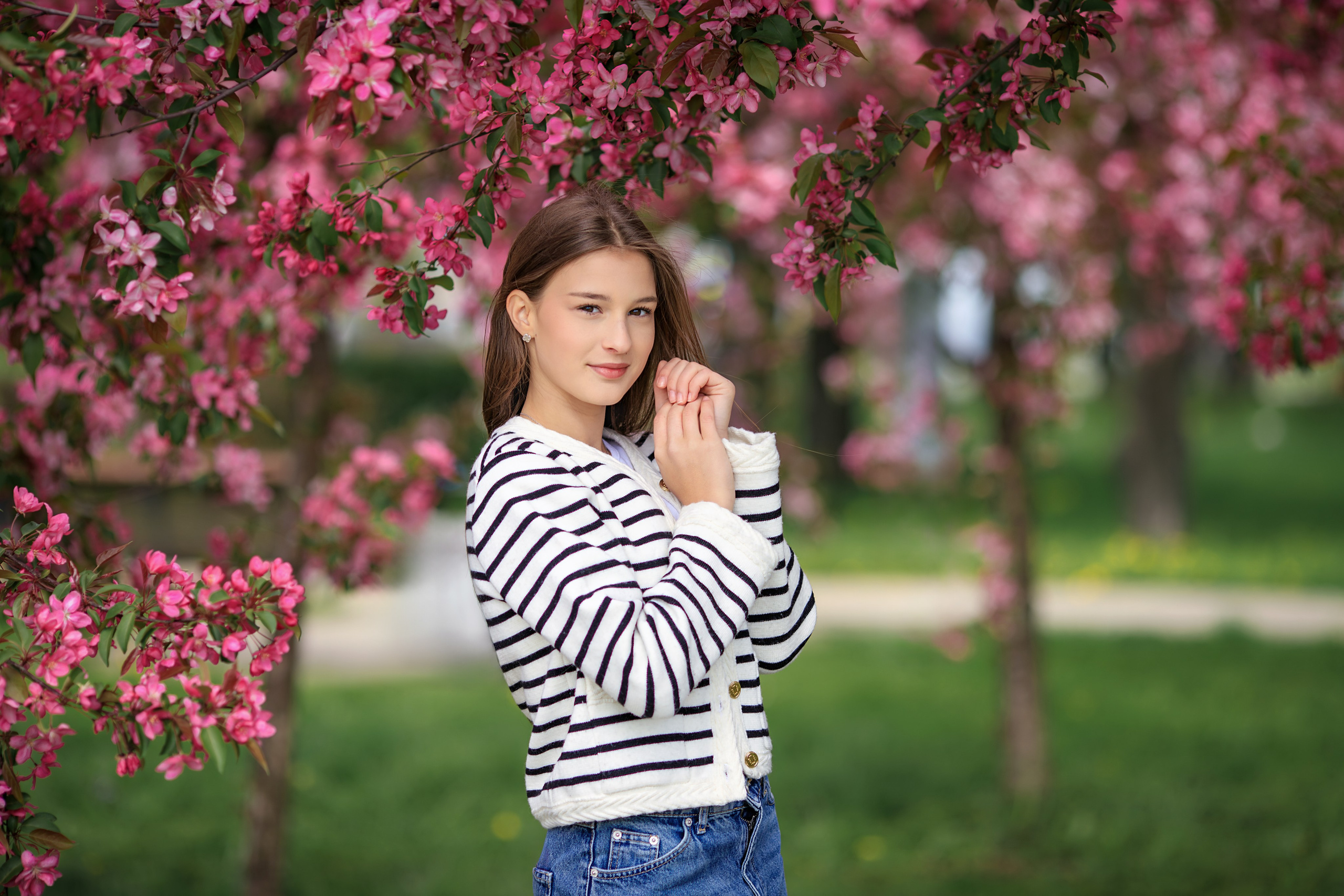 Фотосессия в цветущих садах. Весна 2026. Фотограф в Москве