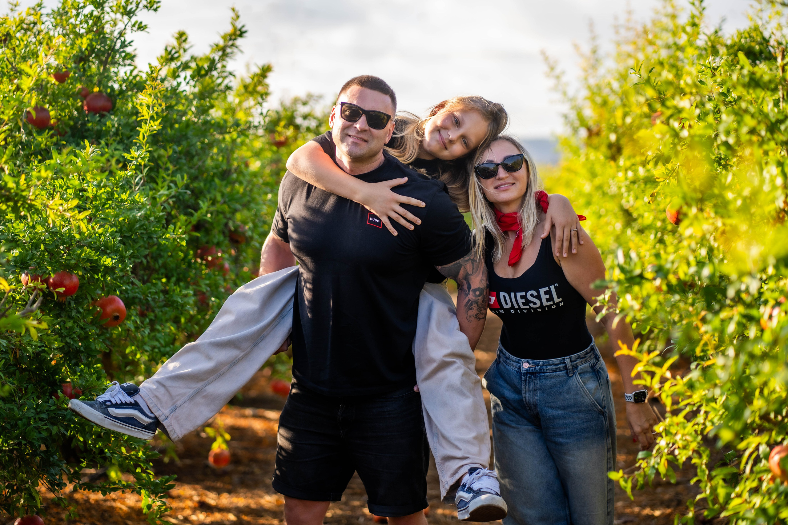 Гранатовый Сад Семья Ирины. Семейный и детский фотограф в Израиле и Москве Дорошок Надя