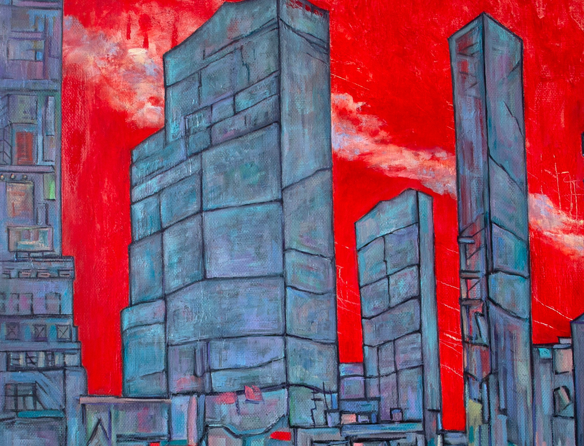 “INFERNO”. The artist — Fluctuations. I am conducting a study of the artistic evolution of art, which leads to the emergence of historical perspective