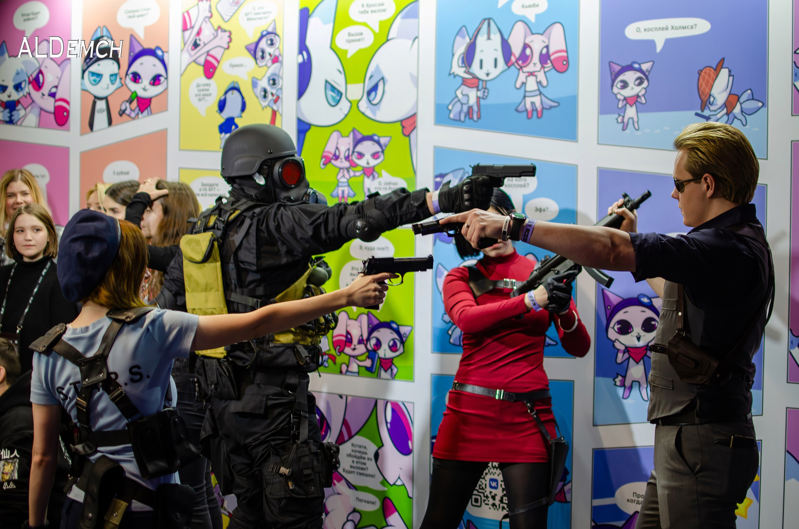 Resident Evil картинки персонажей игры и косплей фото