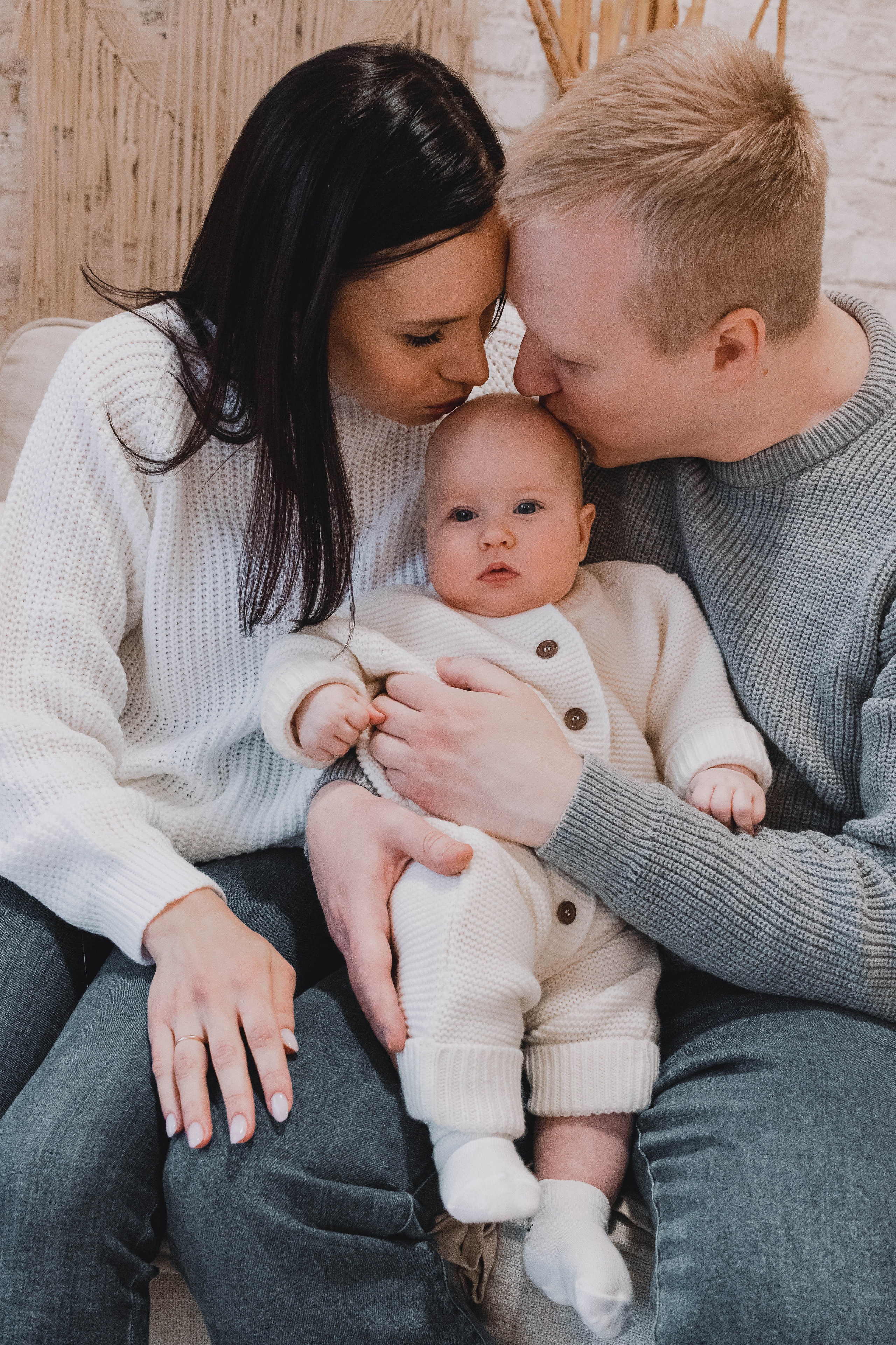 Семейная рождественская съемка. Портретный фотограф Москва