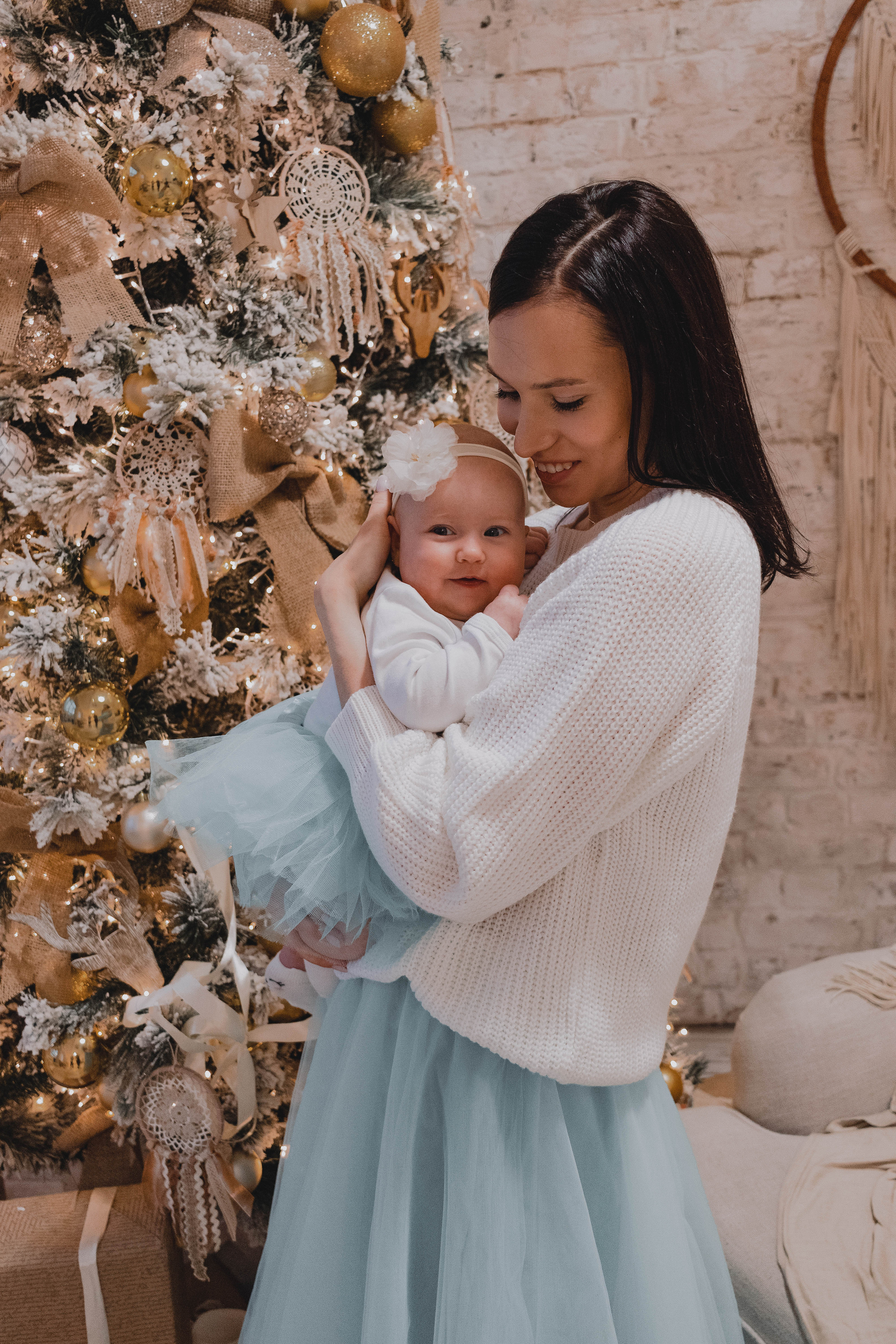 Семейная рождественская съемка. Портретный фотограф Москва