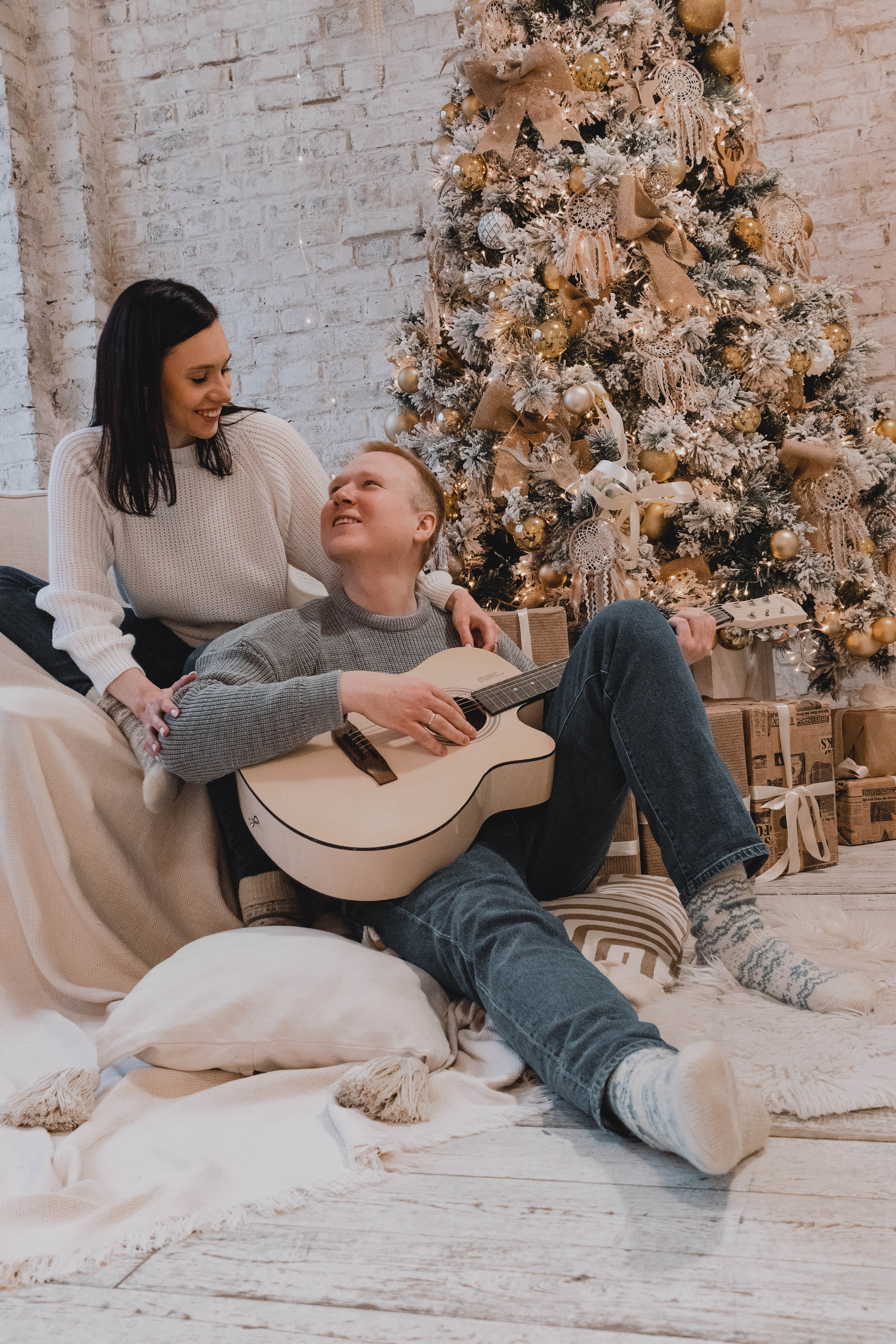 Семейная рождественская съемка. Портретный фотограф Москва