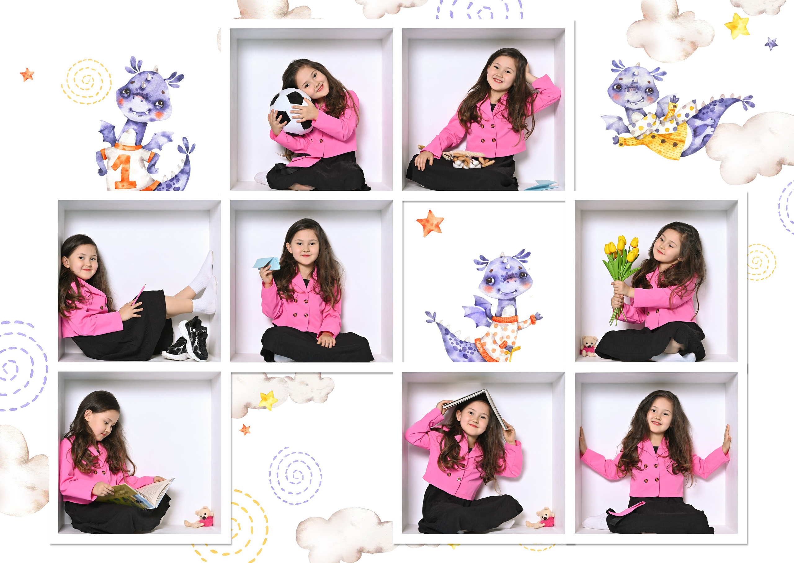 Выпускные альбомы для детского сада в Ростове-на-Дону. Школьный и семейный фотограф в Ростове-на-Дону