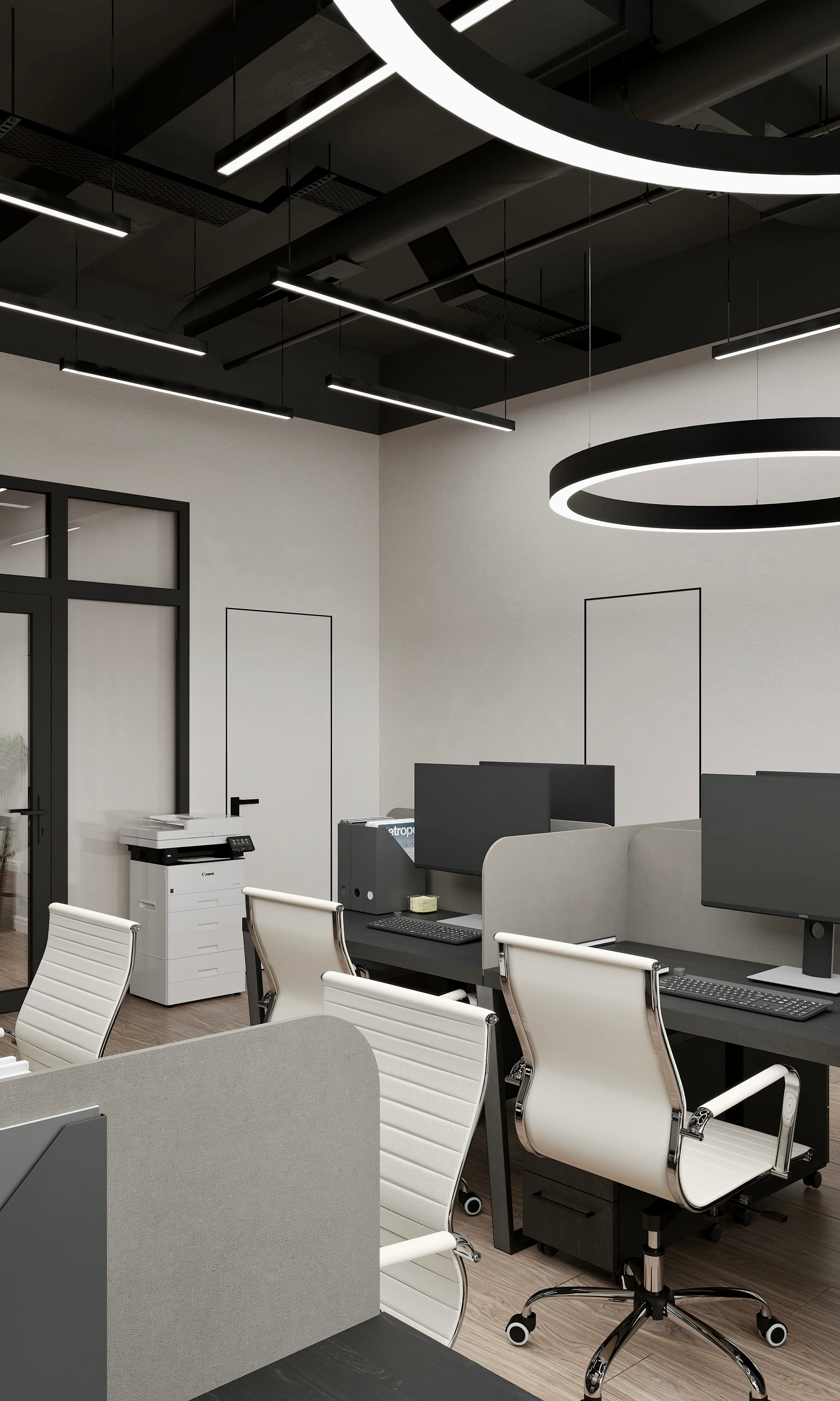 Офис 264 м², БЦ «Останкино». 3D Визуализация интерьера