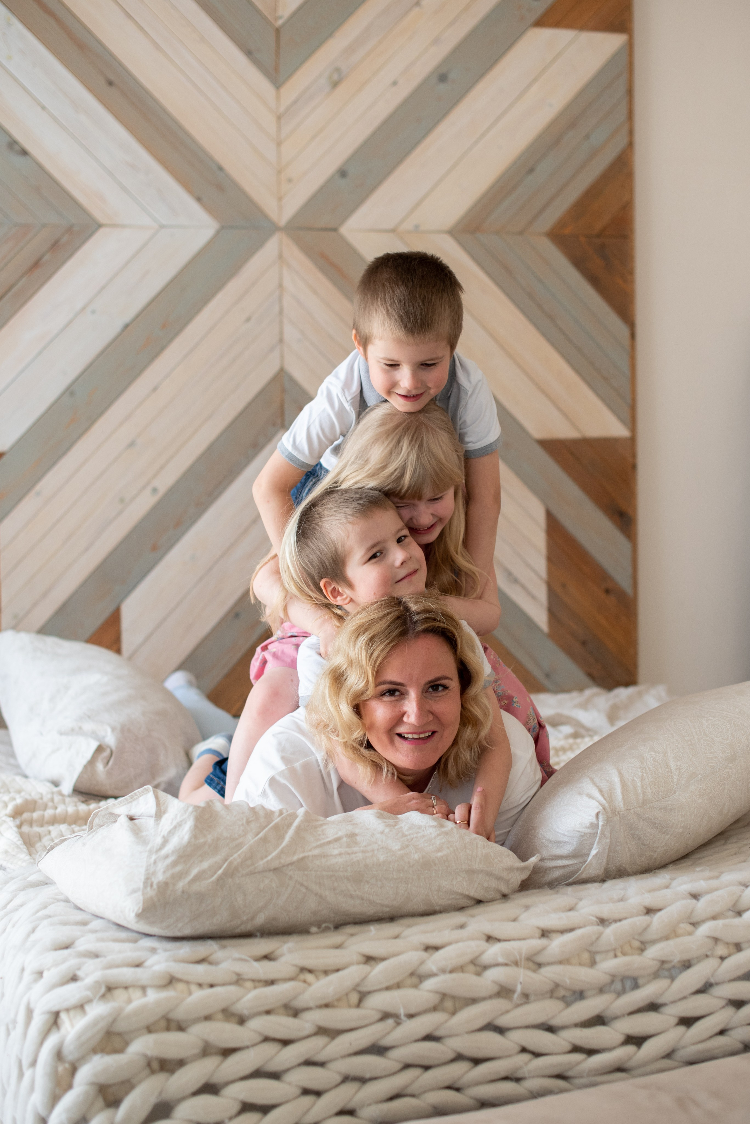 Наталья и ее большая семья. Семейный и свадебный фотограф в Москве Пугачева Ольга