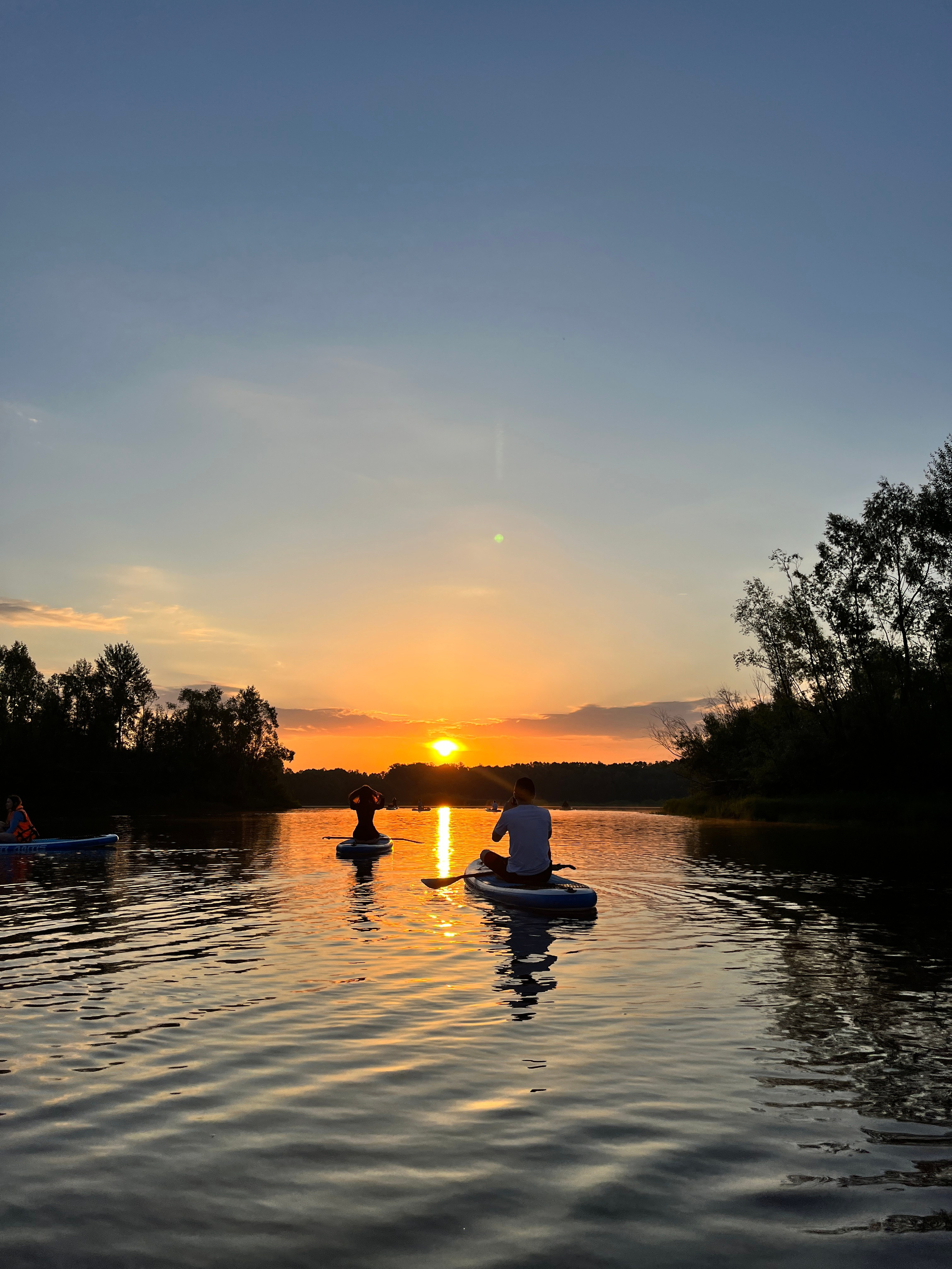 Рассвет на сапах в Сипайловских карьерах