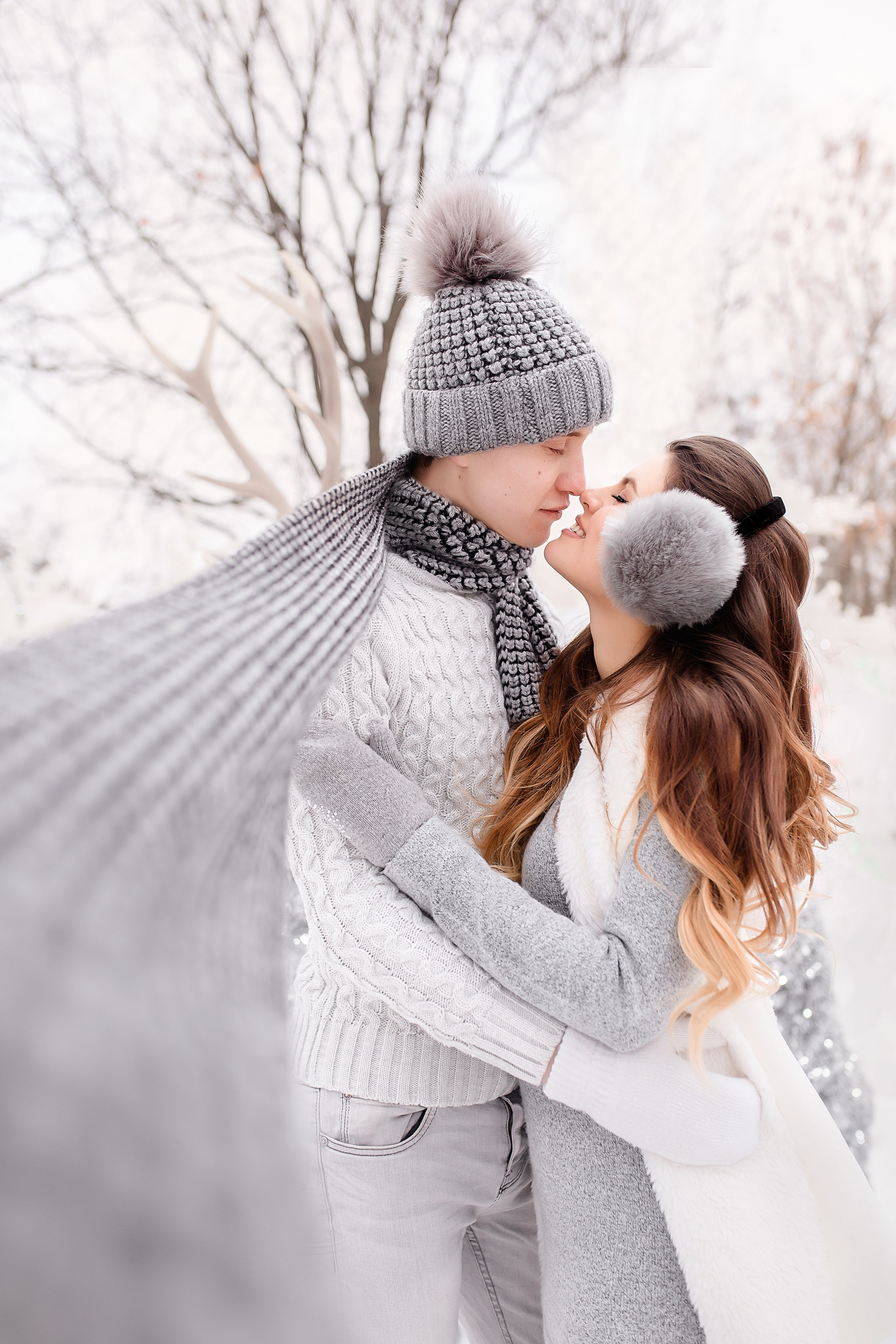 Новогодние фотосессии — уличные локации. Семейный и детский фотограф в Москве Вера Ускова