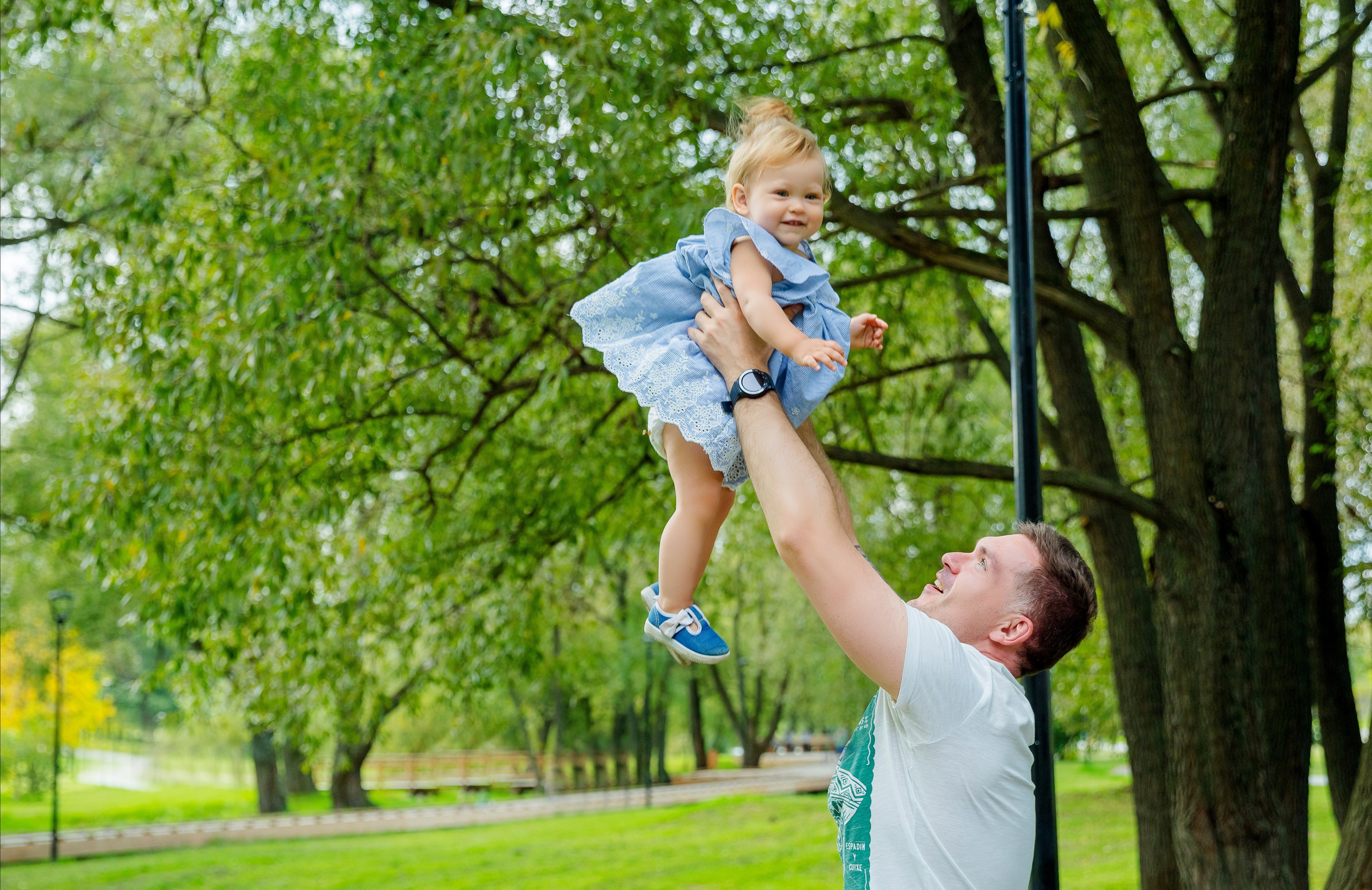 Семейная фотосессия в парке с детьми