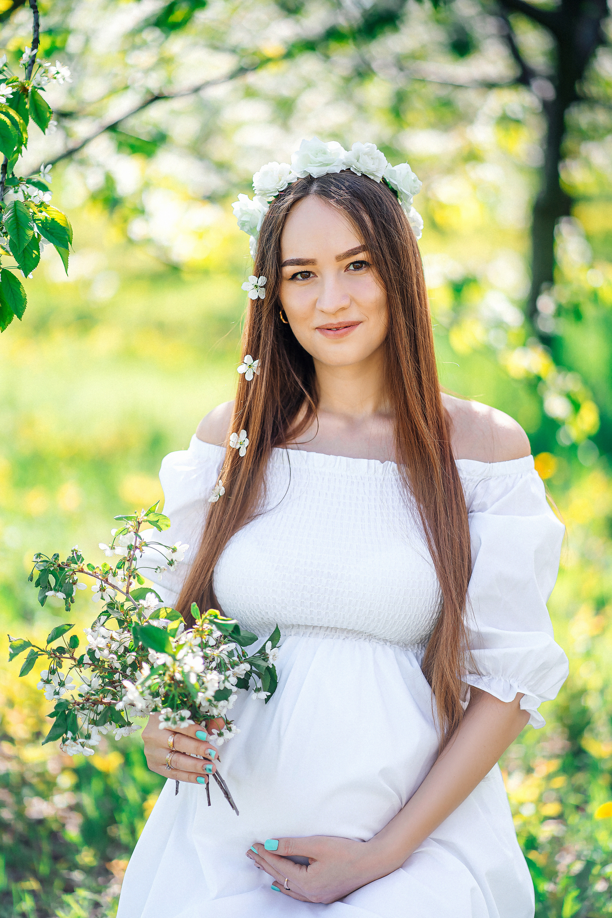 Фотосессия Виктории в Яблоневом саду. Семейный и детский фотограф в Ростове-на-Дону Екатерина Шевченко