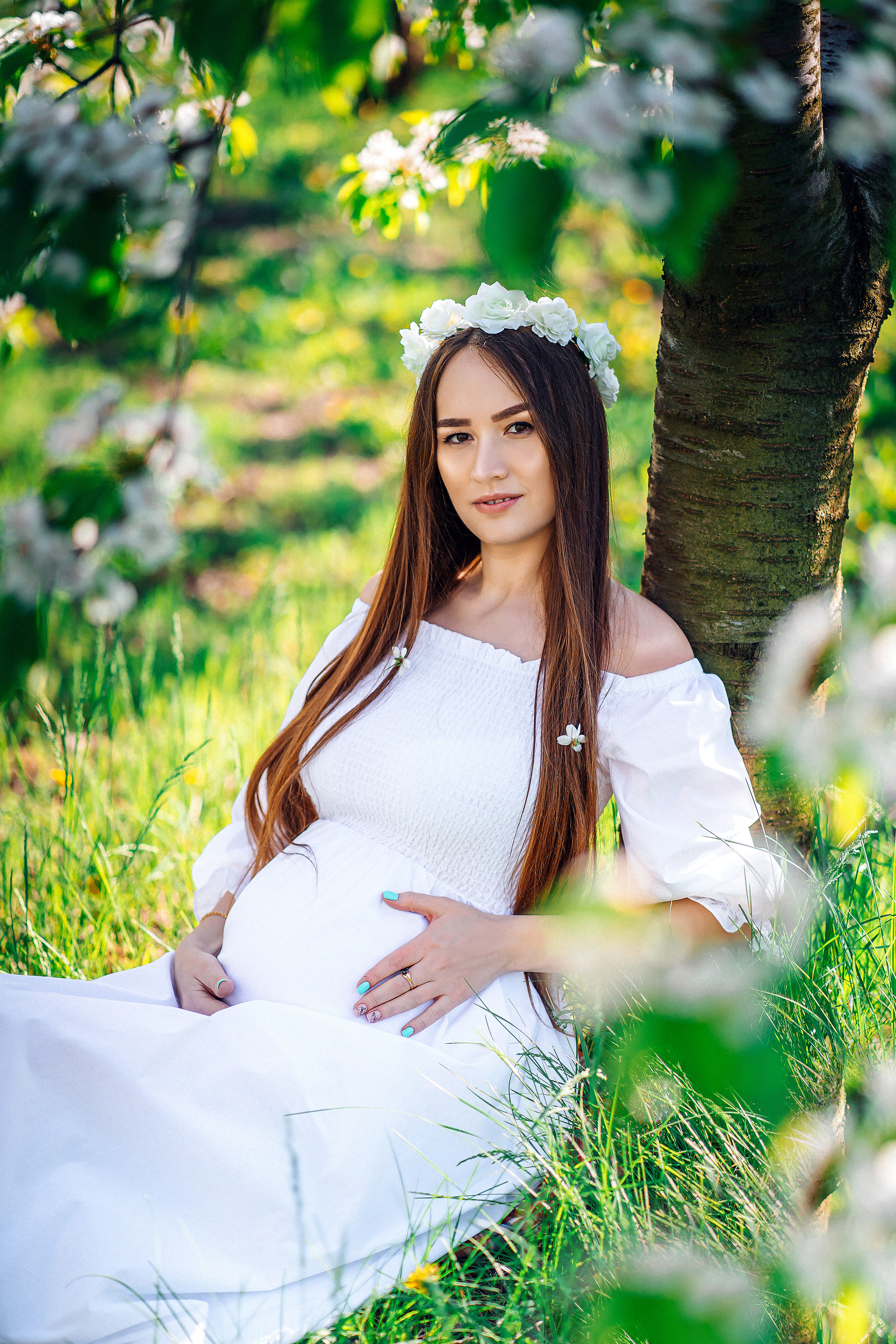 Фотосессия Виктории в Яблоневом саду. Семейный и детский фотограф в Ростове-на-Дону Екатерина Шевченко