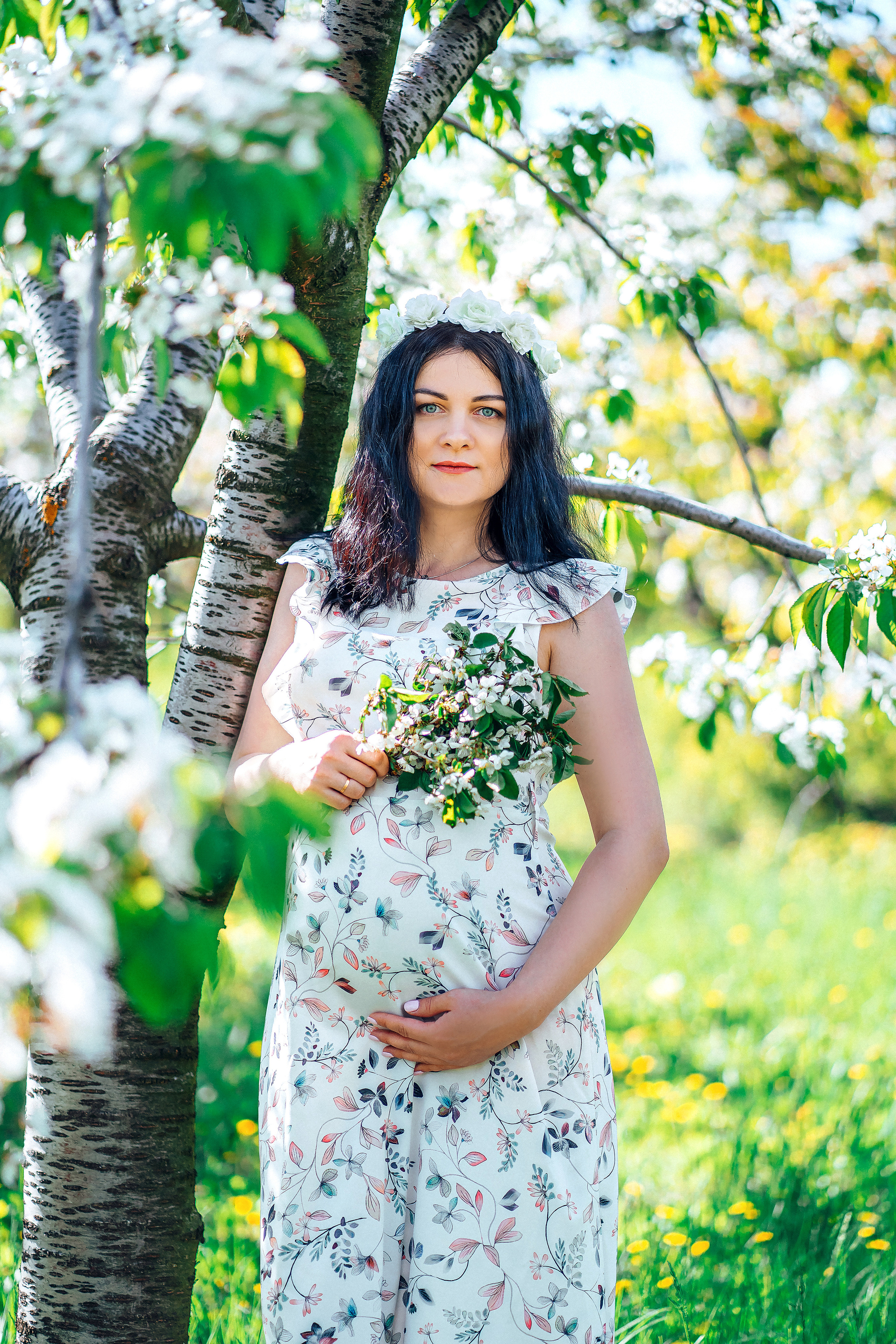 Фотосессия Елены в Яблоневом саду. Семейный и детский фотограф в Ростове-на-Дону Екатерина Шевченко